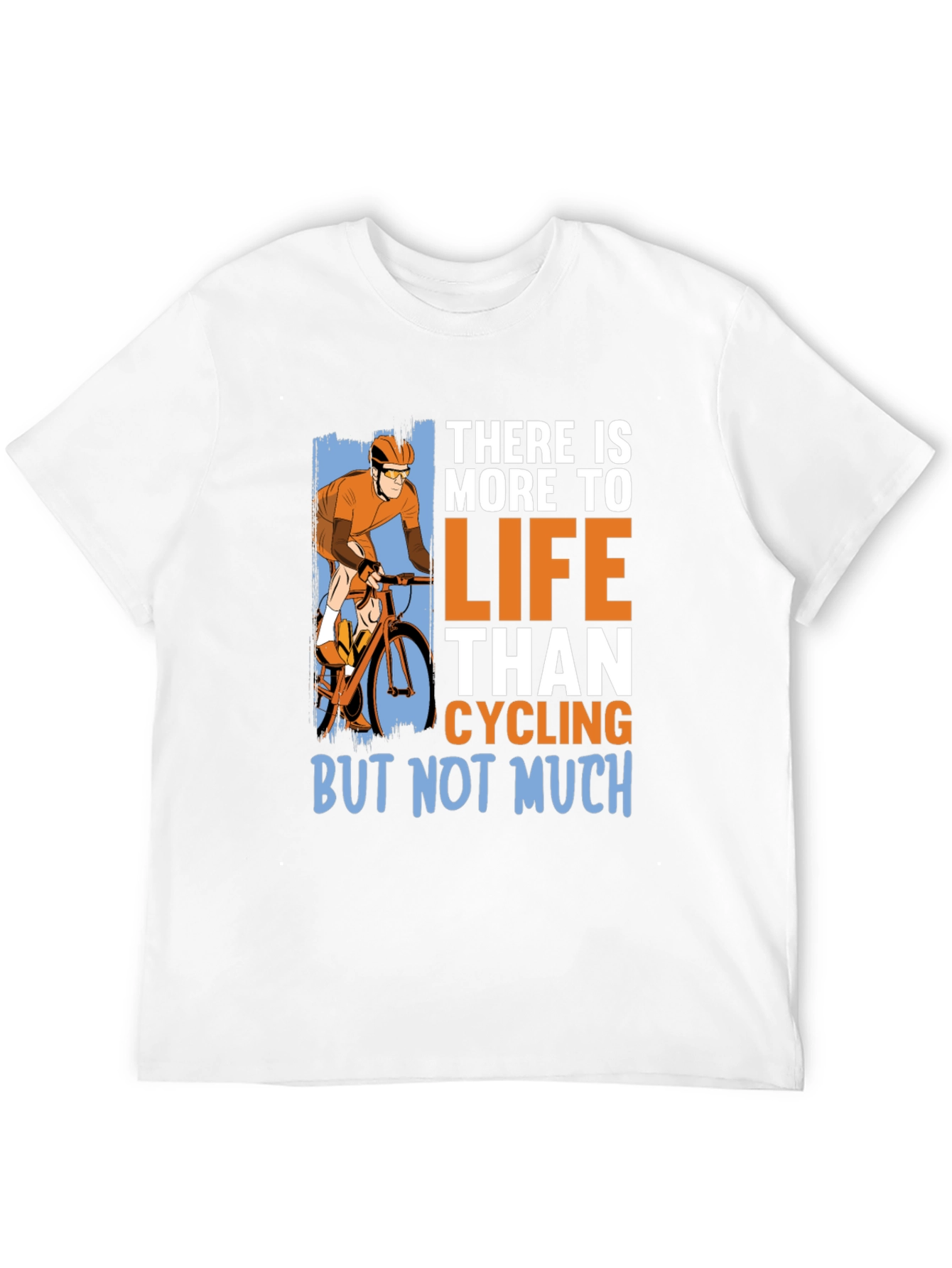 Black Cycling T-Shirt: There Is More To Life Than Cycling view 12