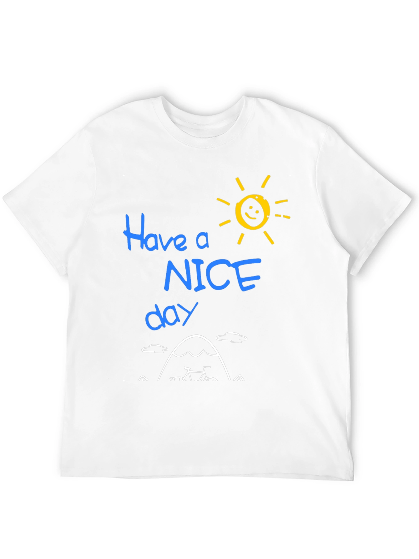 Black Have a Nice Day Graphic T-Shirt view 12