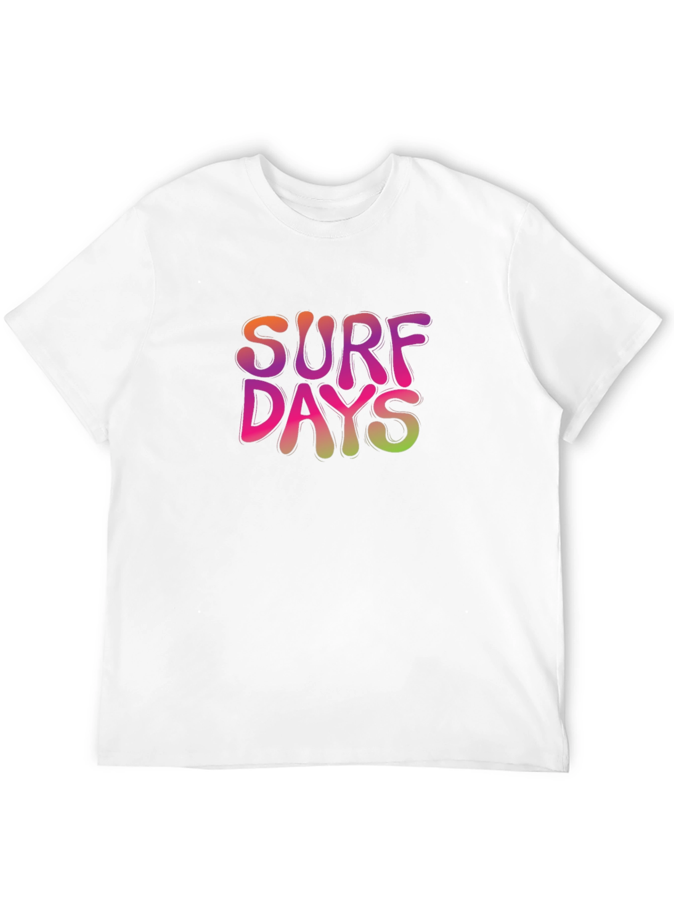 Black Surf Days Graphic Tee - Black Cotton T-Shirt view 12