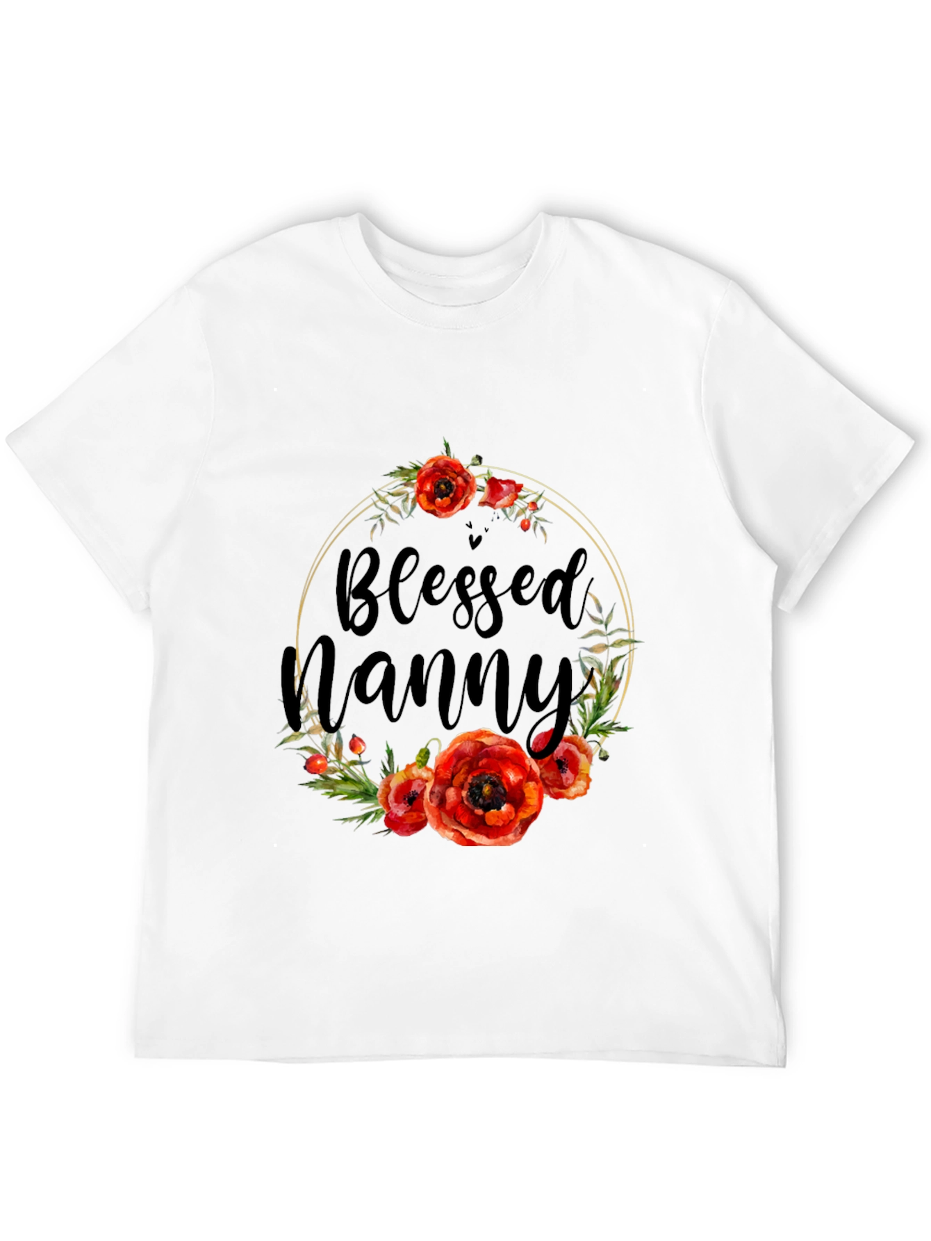 Blessed Nanny Floral T-Shirt - Stylish Comfort - 12