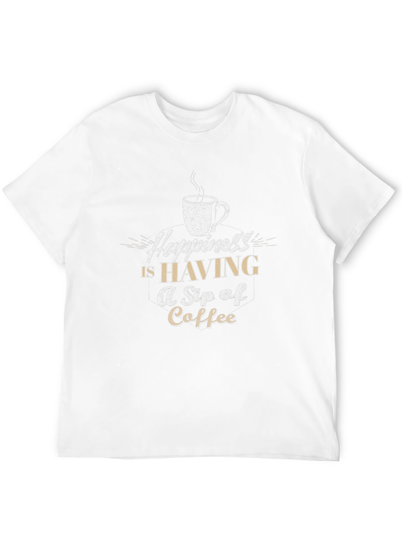 Black Coffee Lover Graphic Tee - Happiness Is A Sip view 12