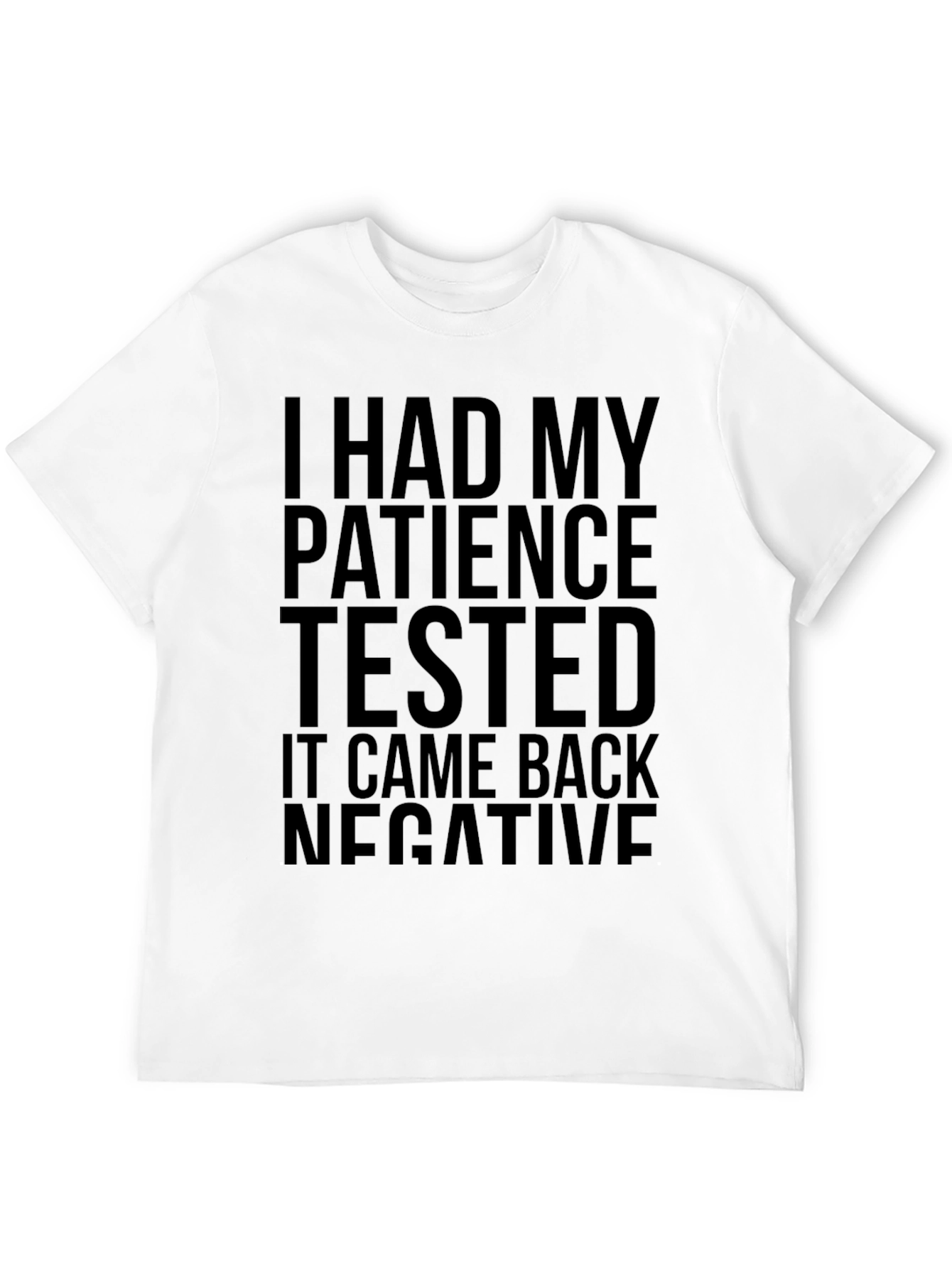 Black Patience Tested Funny Graphic Tee view 12