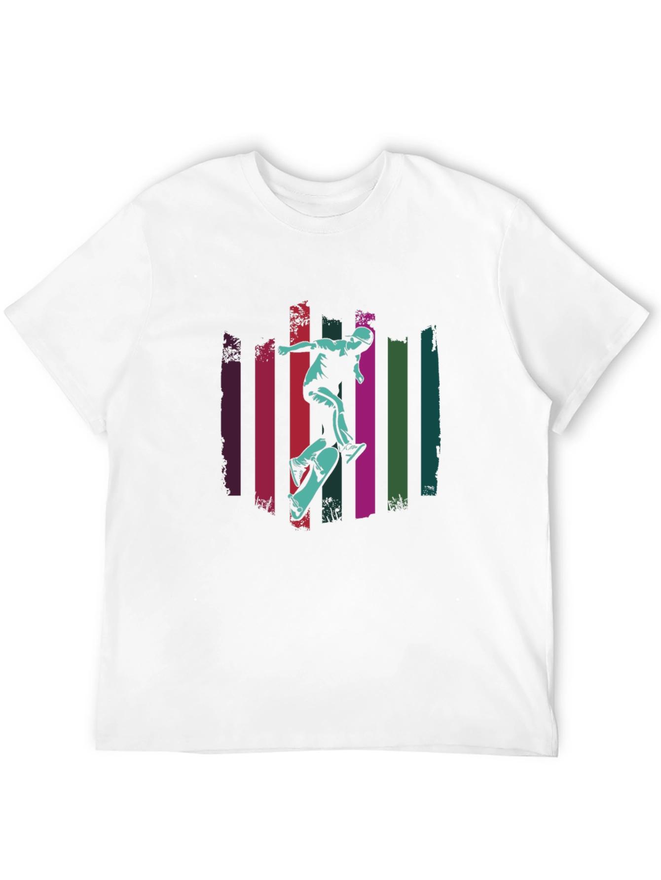 Black Skateboarder Graphic Tee - Stylish Black Cotton T-Shirt view 12