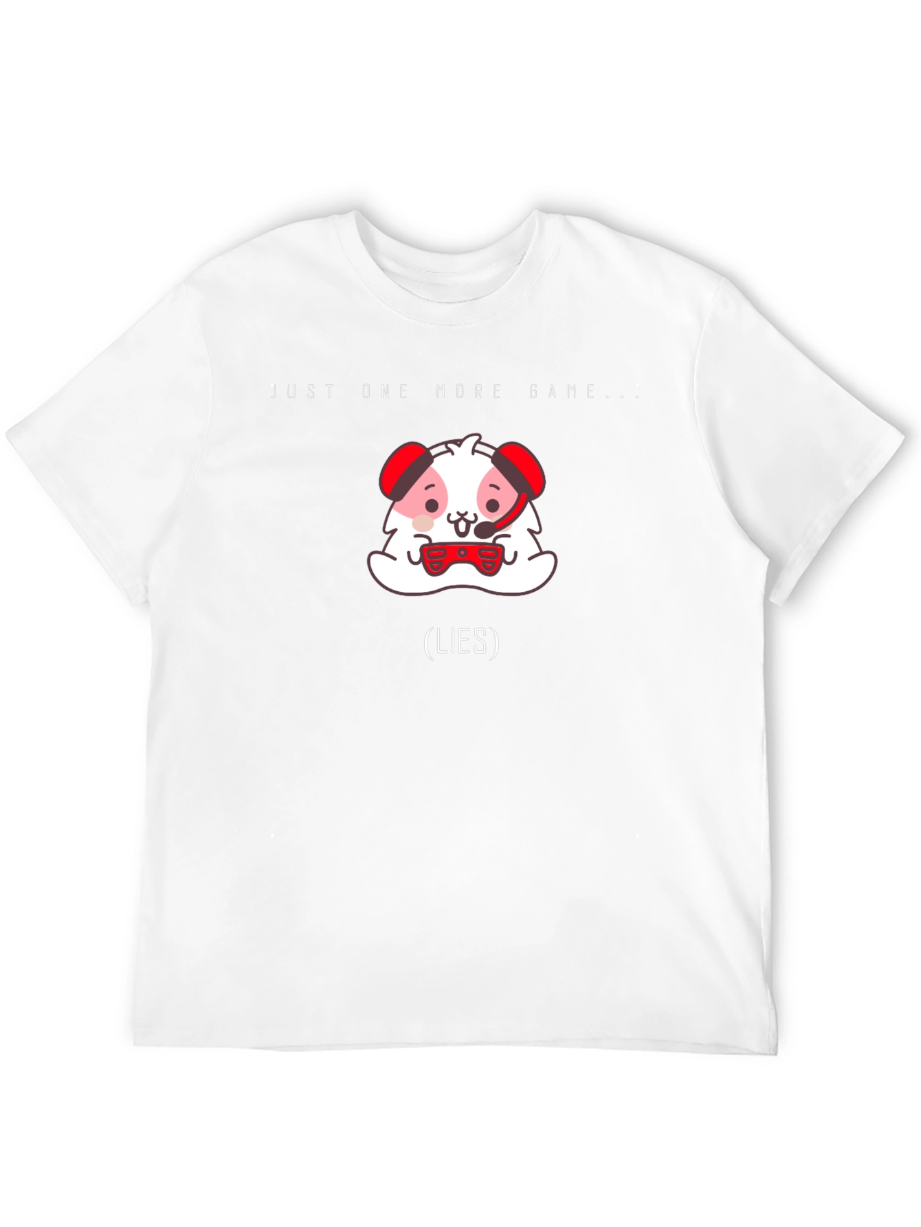 Black Just One More Game...Lies T-Shirt view 12