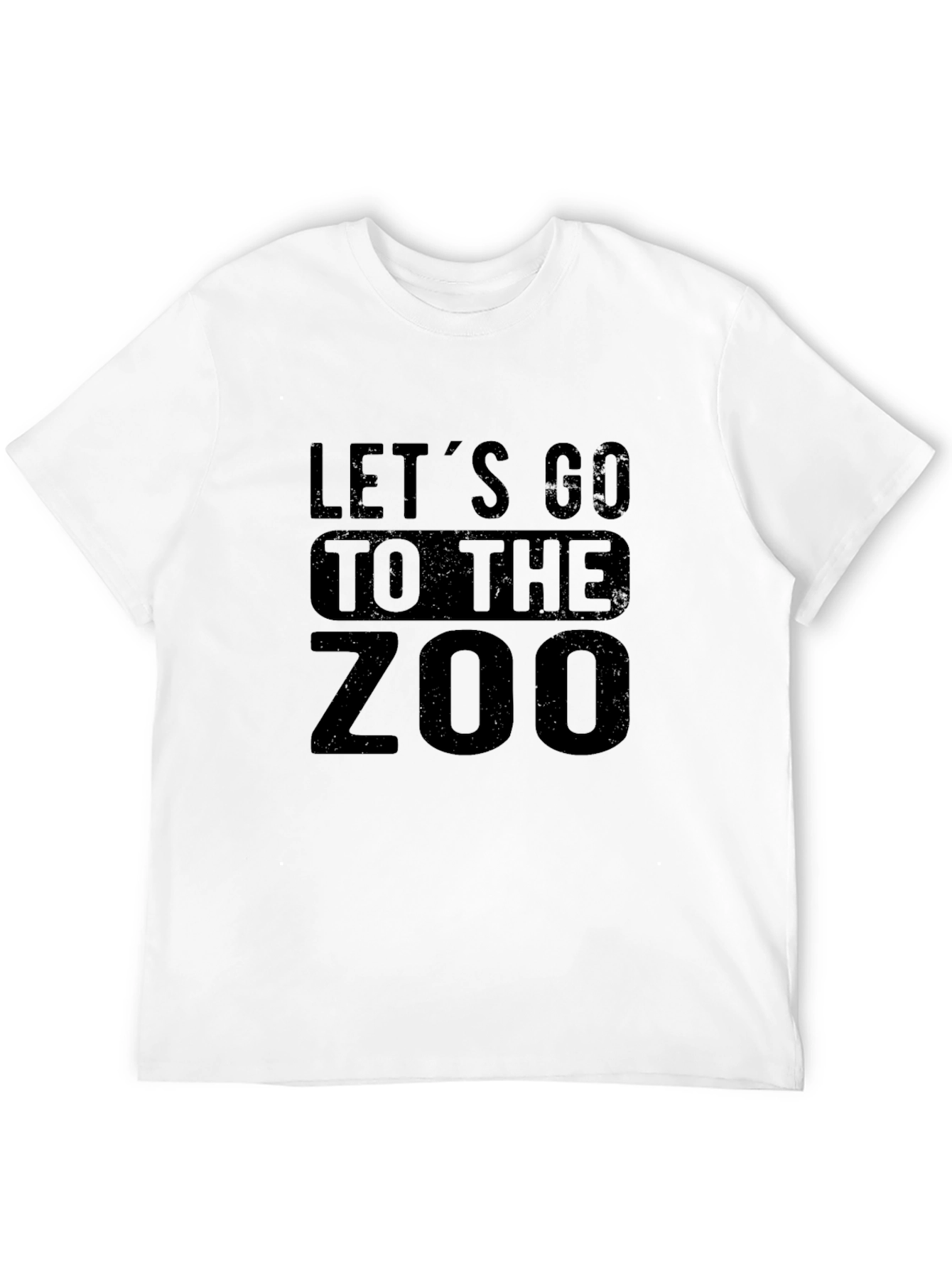 Black Let's Go to the Zoo Graphic Tee view 12