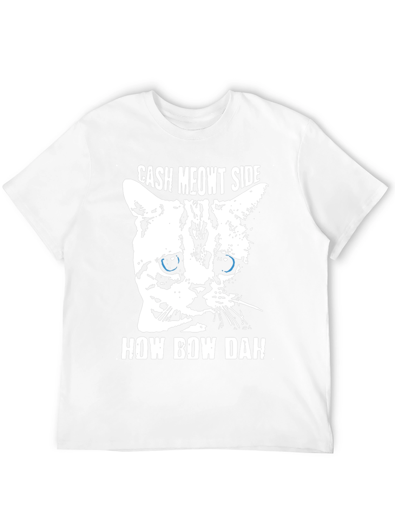 Cash Meowt Side T-Shirt - Funny Cat Tee - 12
