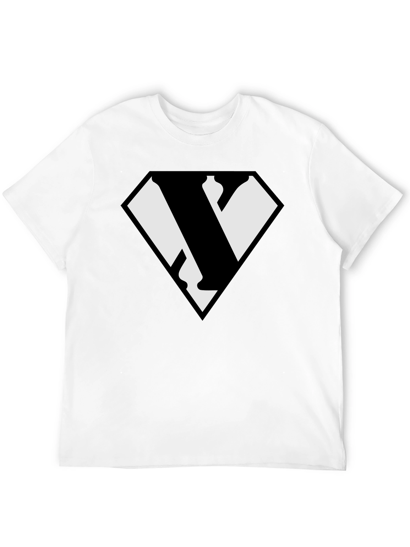 Black Super Symbol Black Graphic Tee - Cotton Blend view 12