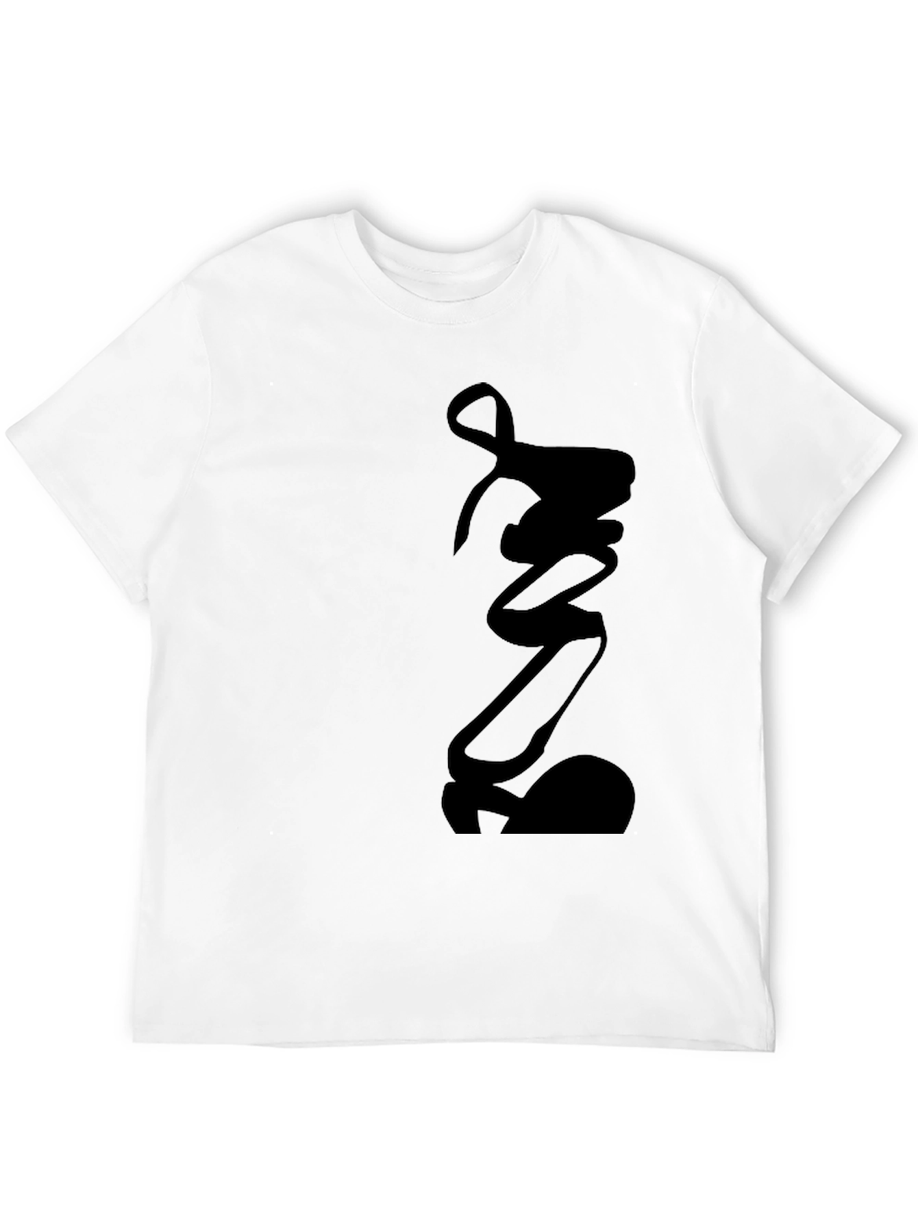 Black Modern Black Graphic Tee - Unique Design view 12