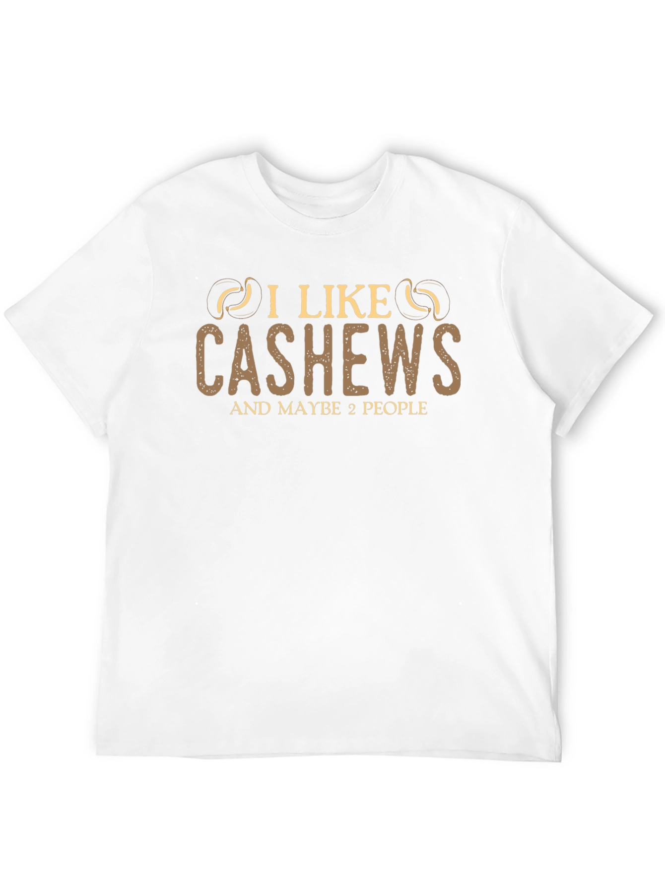 Black I Like Cashews Funny Graphic T-Shirt view 12