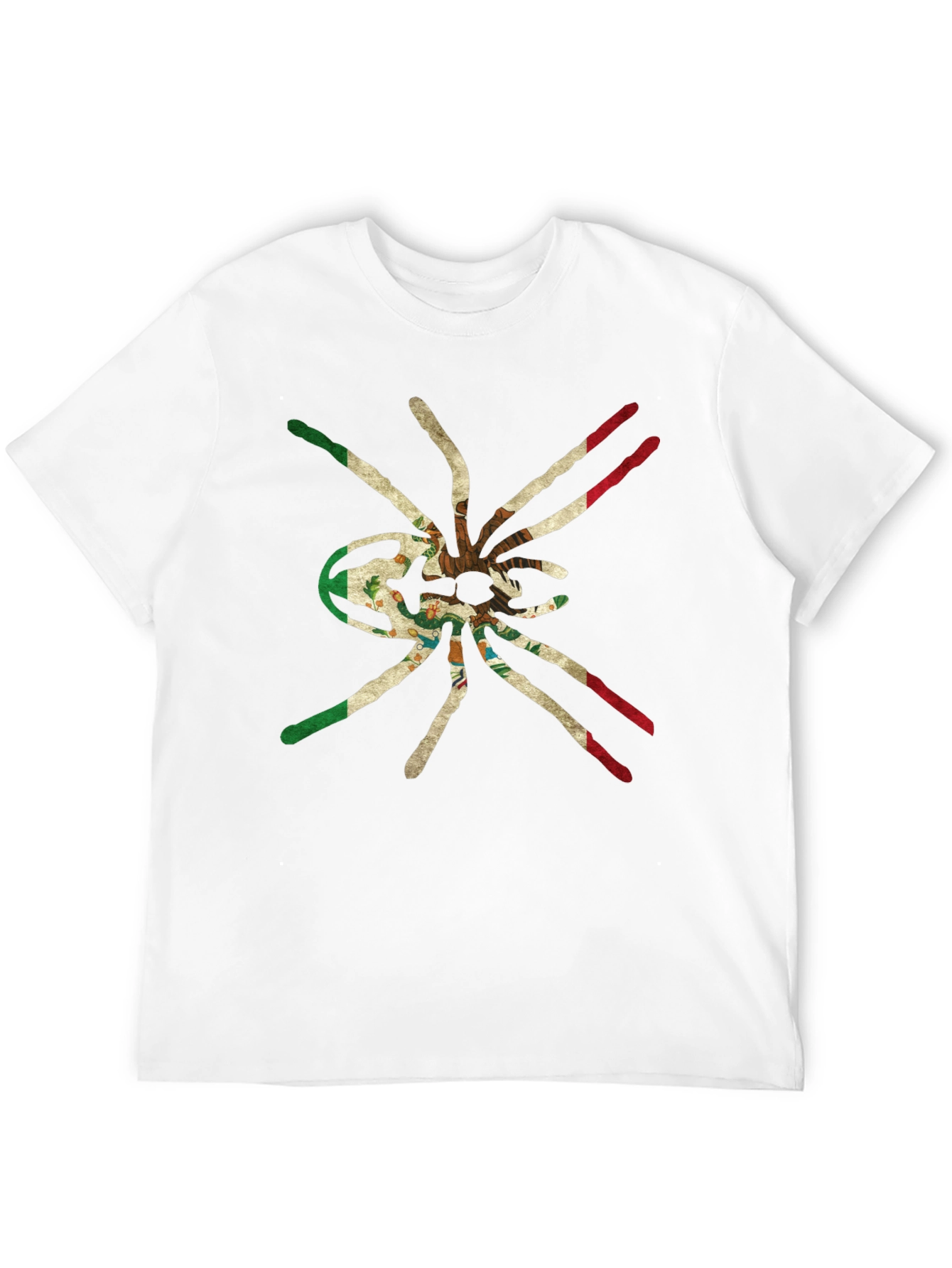Black Mexican Flag Tarantula Graphic Tee view 12
