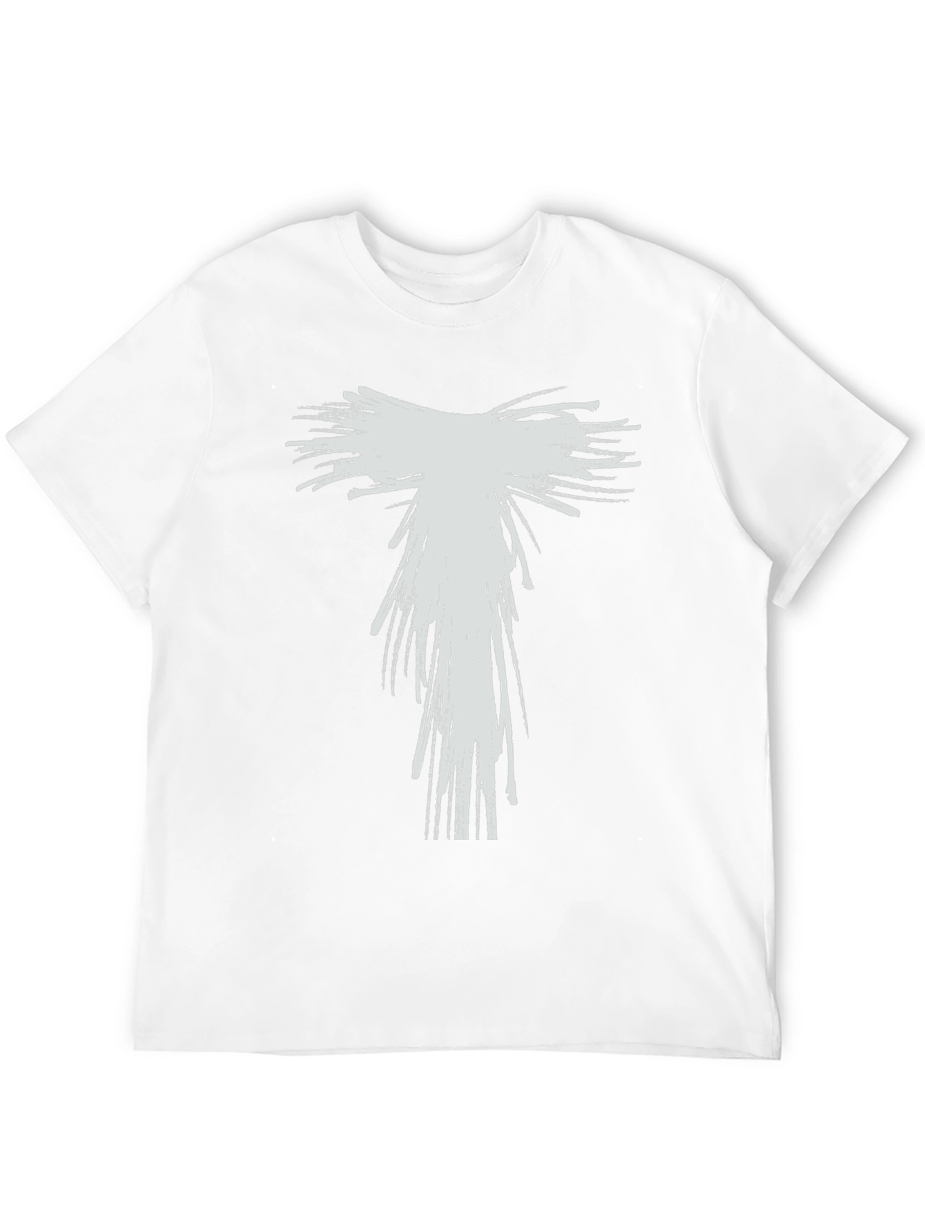 Black Abstract Graphic Print Black T-Shirt view 12