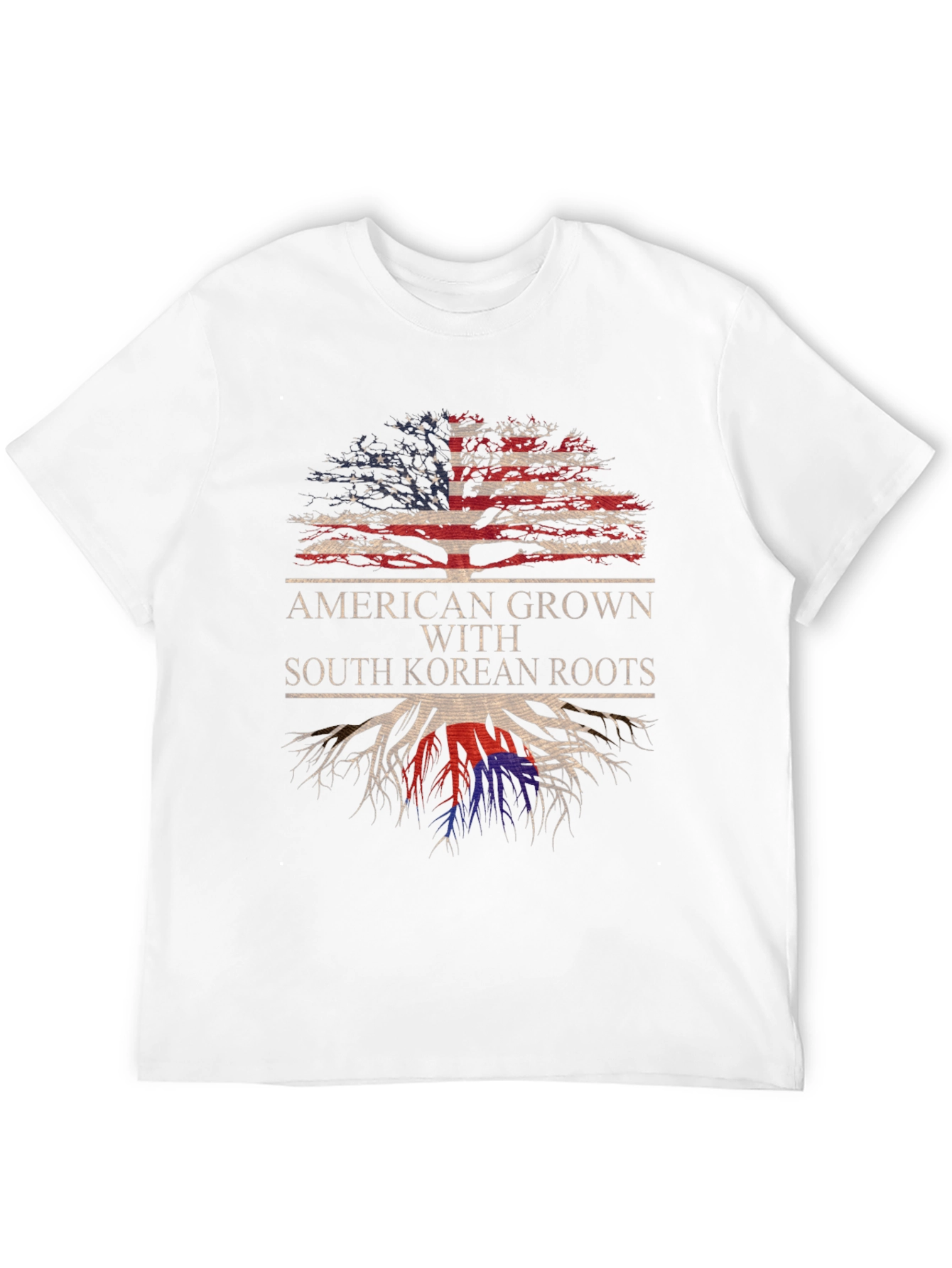 American Grown South Korean Roots T-Shirt - 12