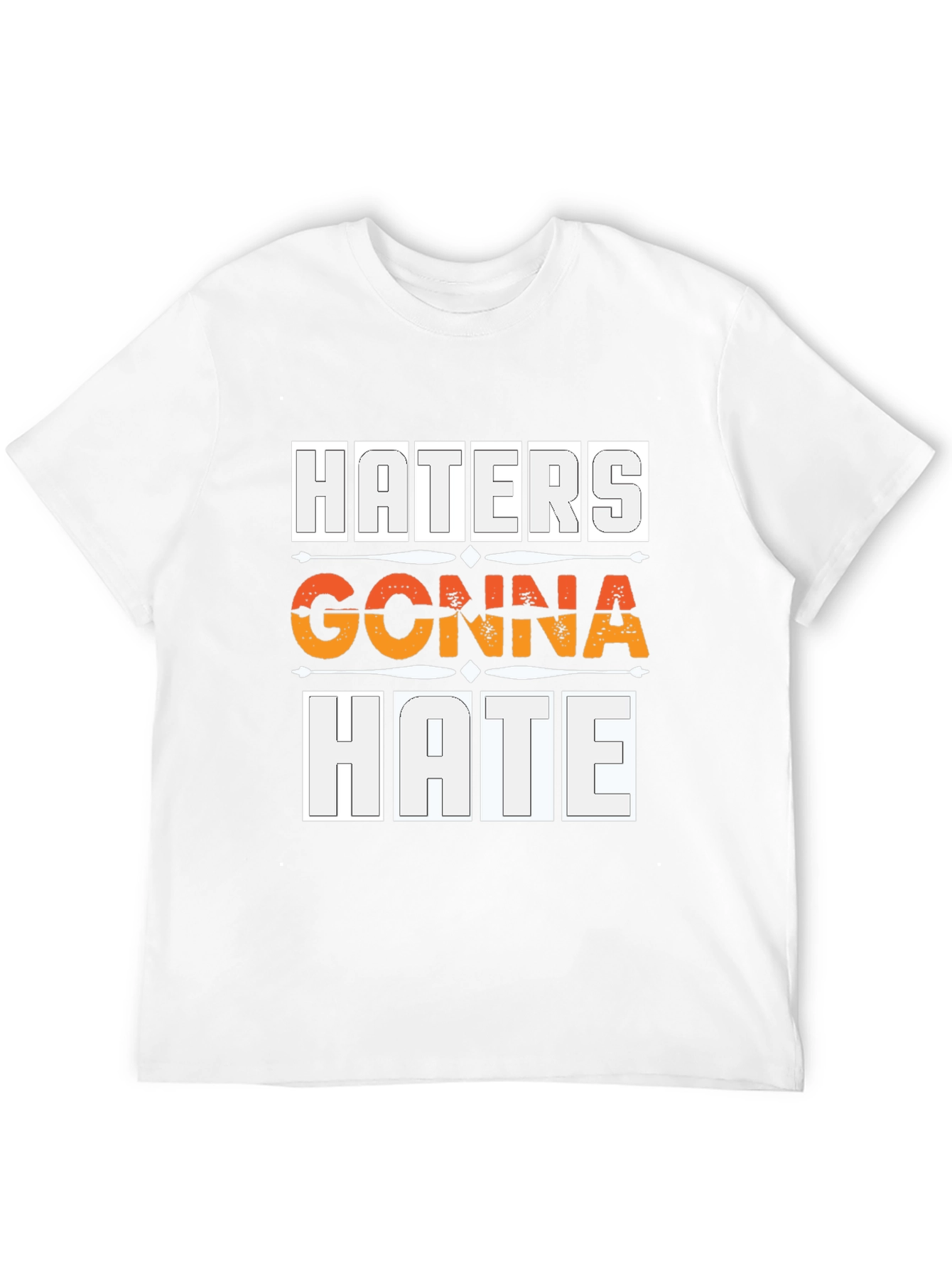Black Haters Gonna Hate Graphic Tee view 12