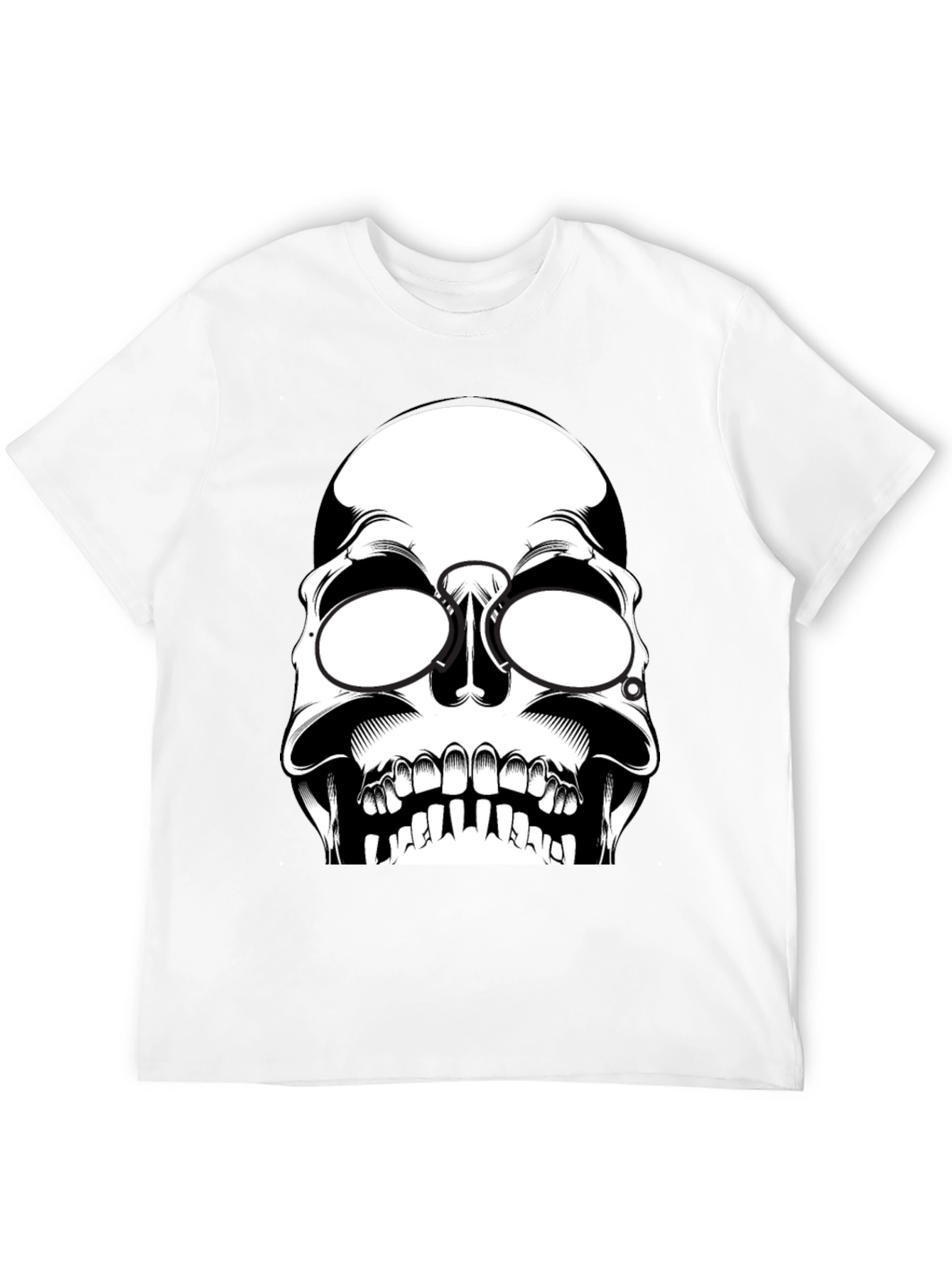 Black Skull Graphic T-Shirt - Edgy Style view 12