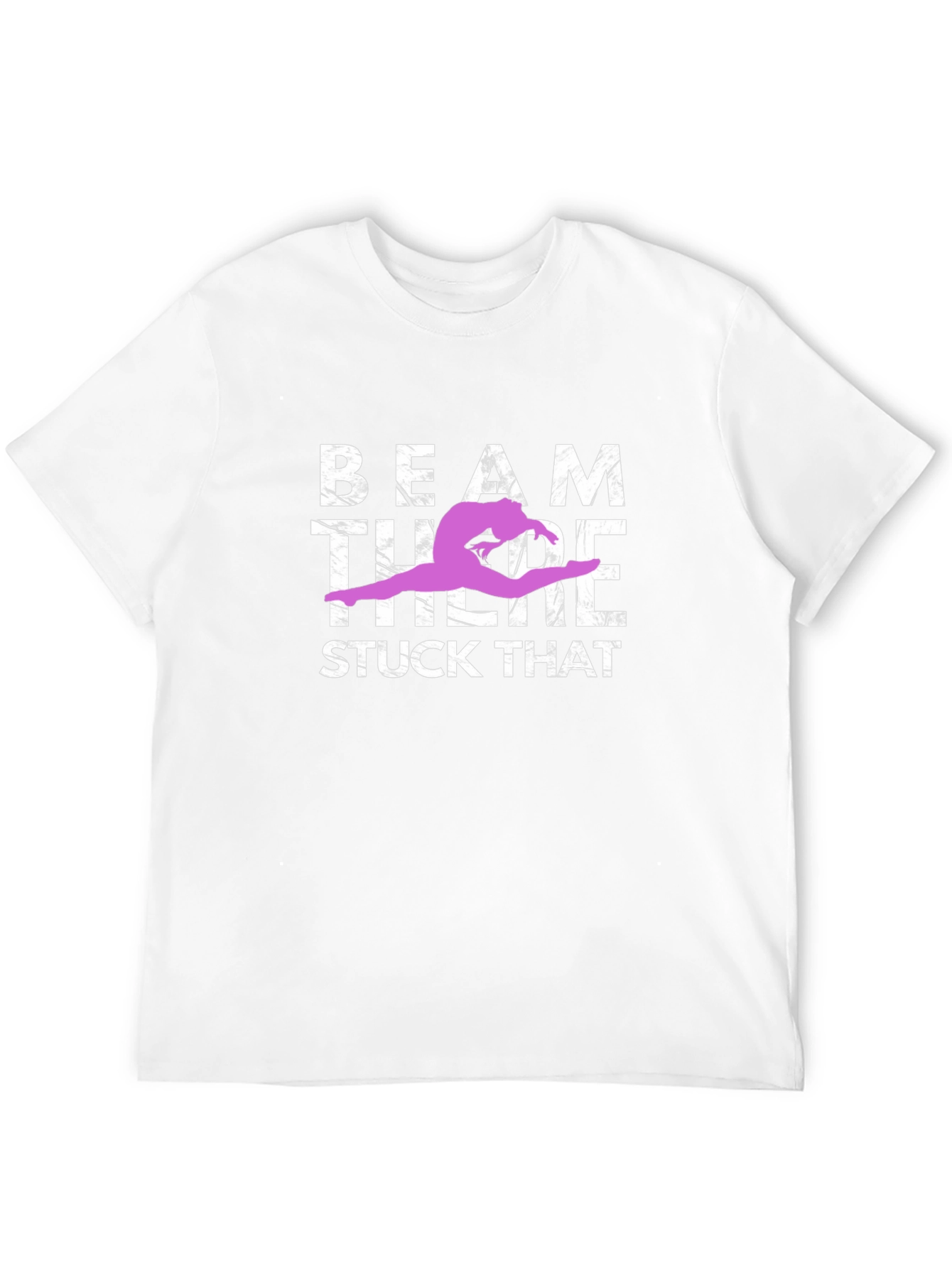 Black Gymnastics Beam T-Shirt - Stuck That Landing Tee view 12