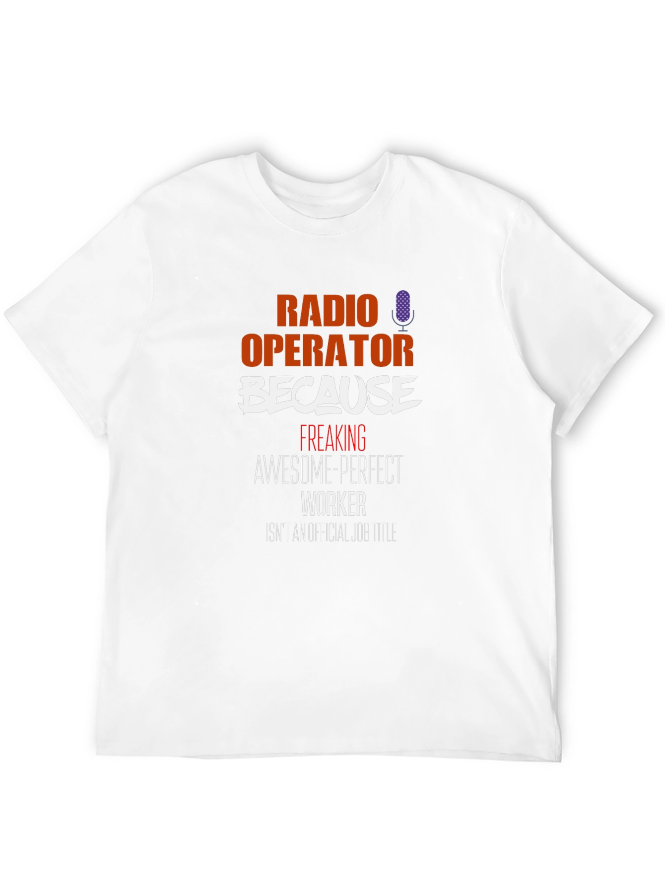 Black Radio Operator Graphic T-Shirt view 12