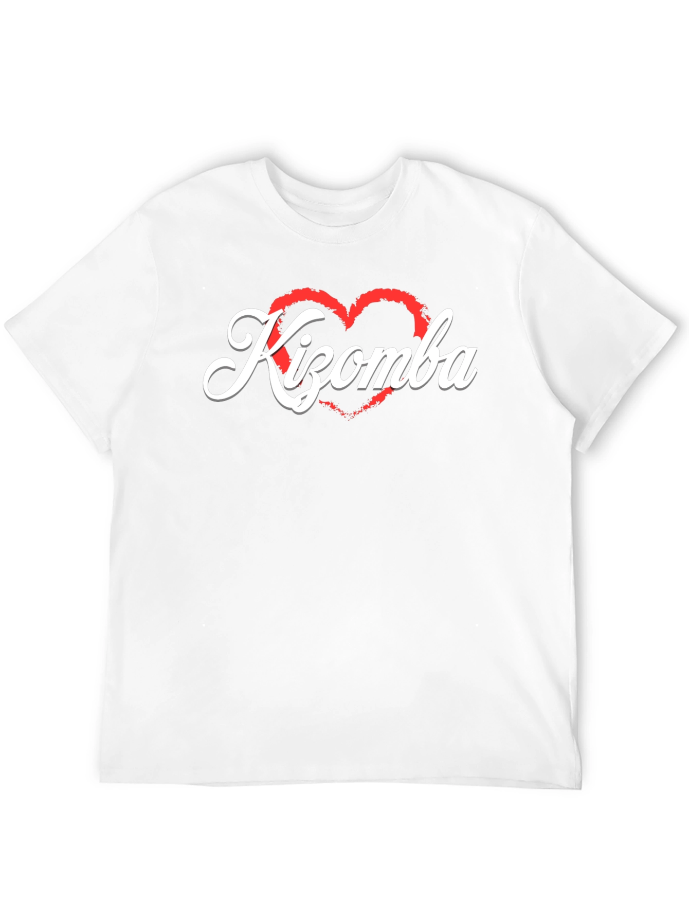 Black Kizomba Heart Graphic Tee - Dance Lover's T-Shirt view 12