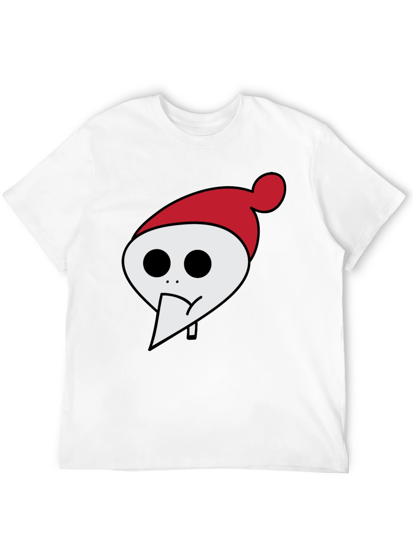 Black Whimsical Holiday Character Tee - Black view 12