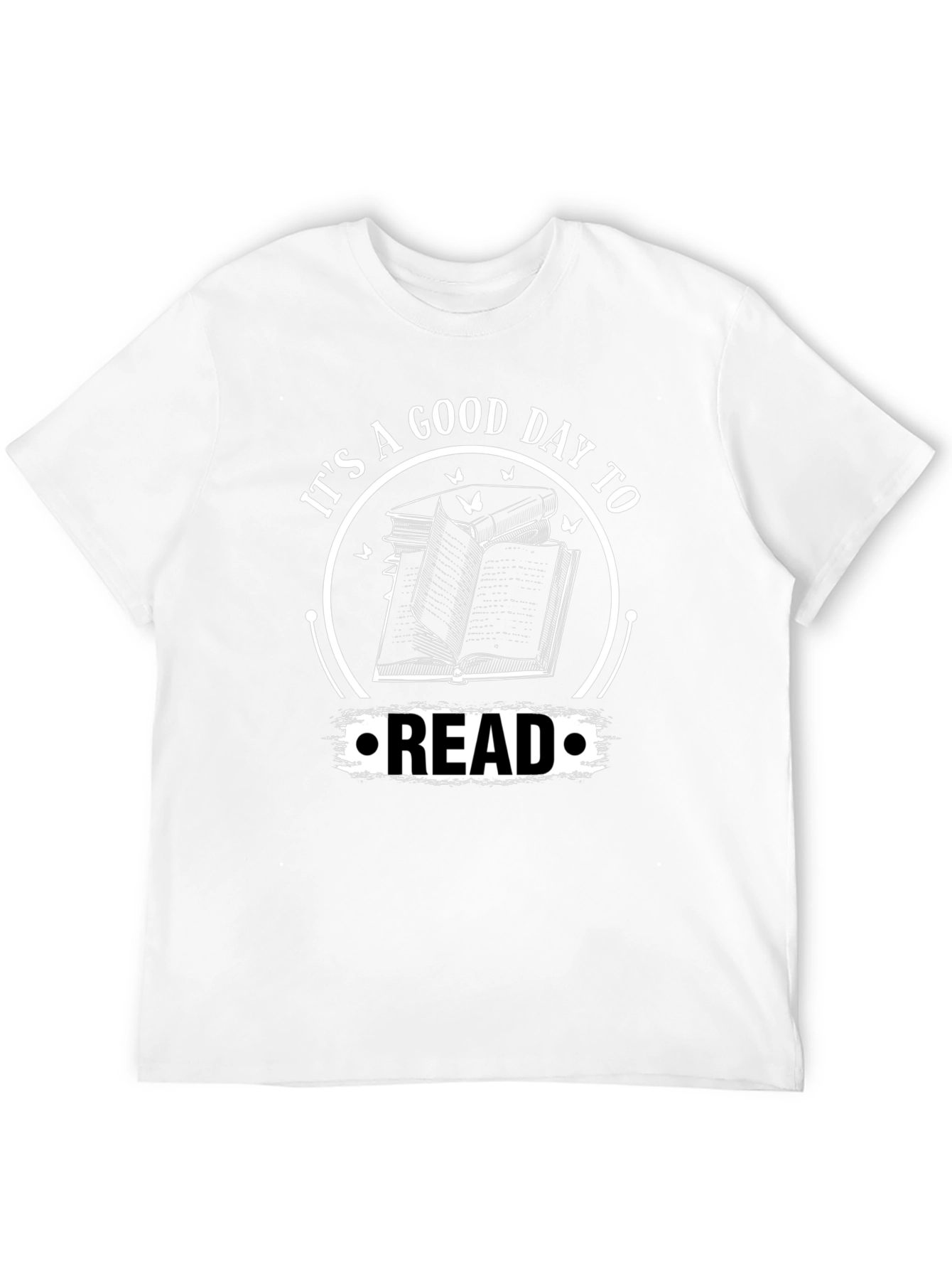Black It's A Good Day To Read T-Shirt - Book Lover Tee view 12