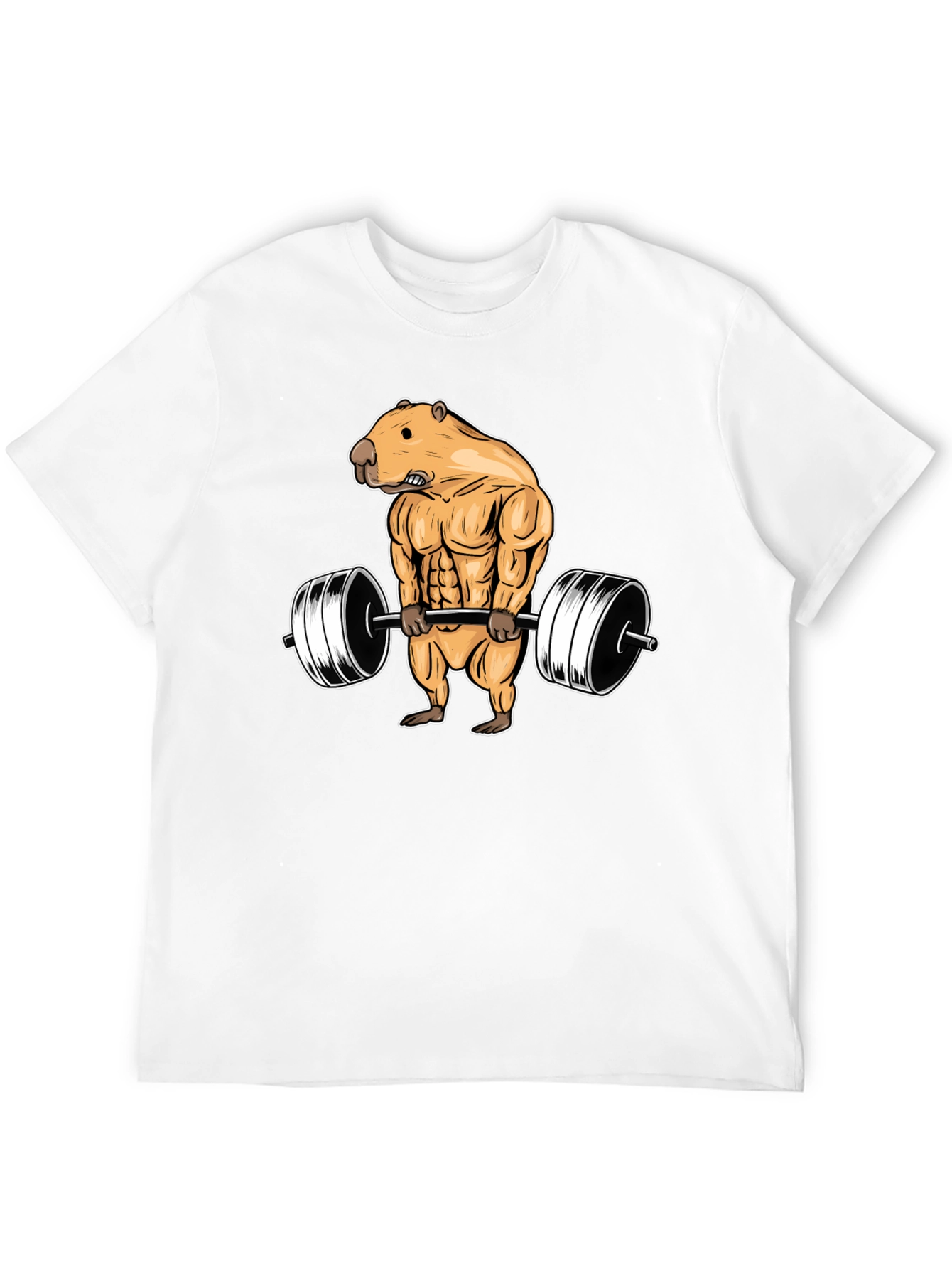 Black Weightlifting Beaver T-Shirt view 12