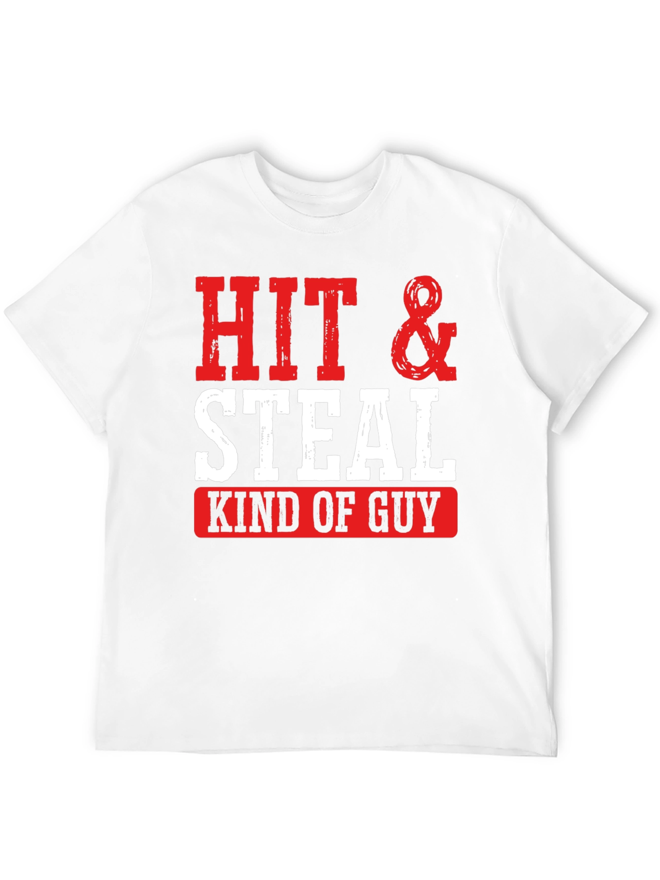 Black Hit & Steal Kind of Guy Graphic Tee view 12