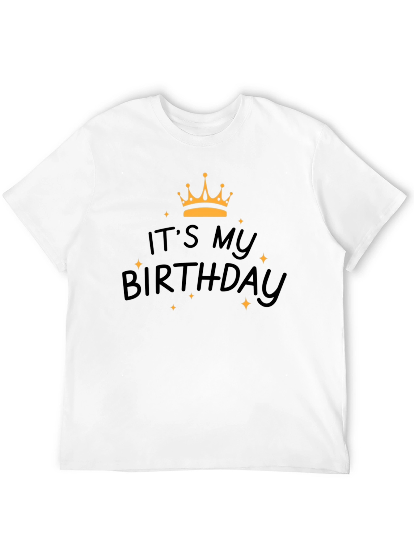 Black It's My Birthday T-Shirt - Black view 12