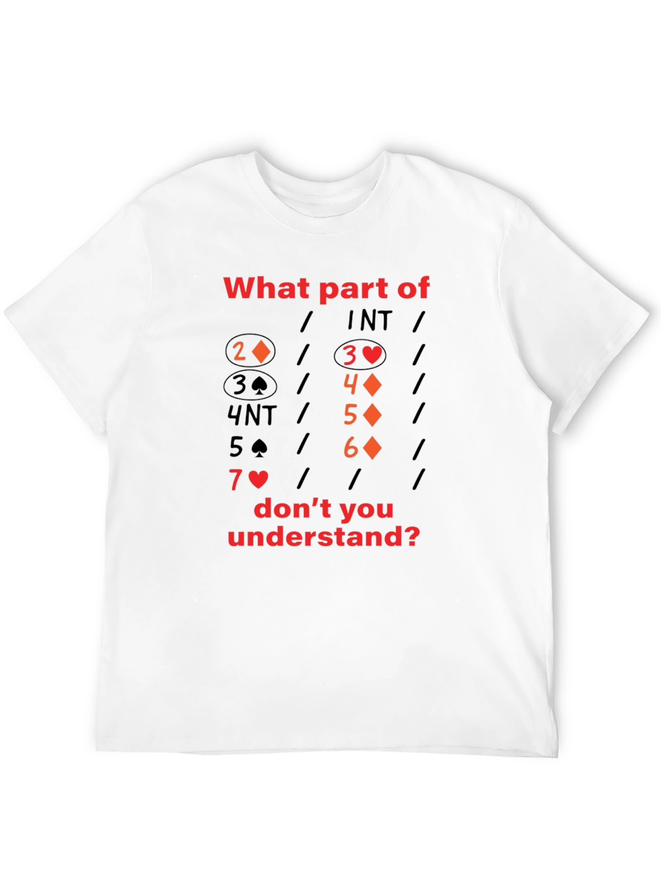 What Part of Bridge Don't You Understand T-Shirt - 12