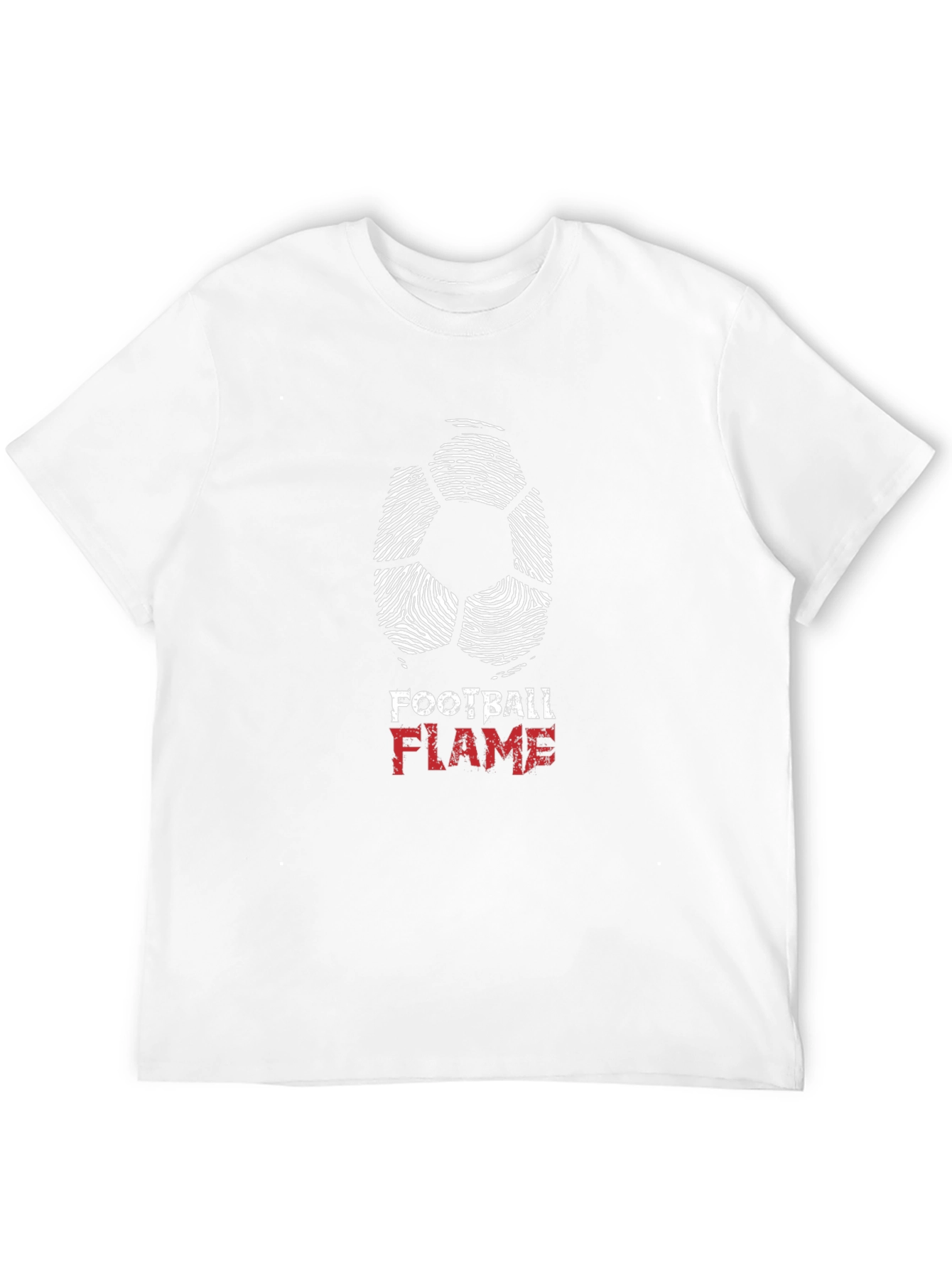 Football Flame Graphic T-Shirt - 12