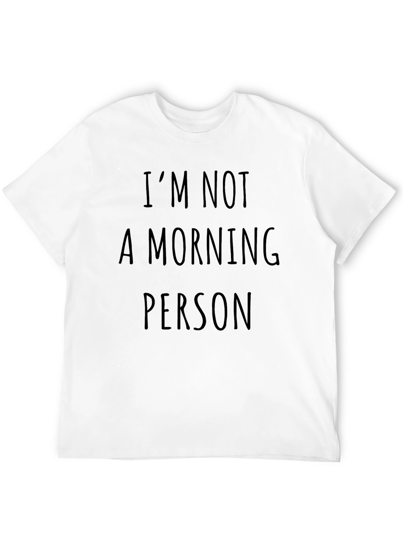 Black I'm Not A Morning Person Graphic Tee view 12