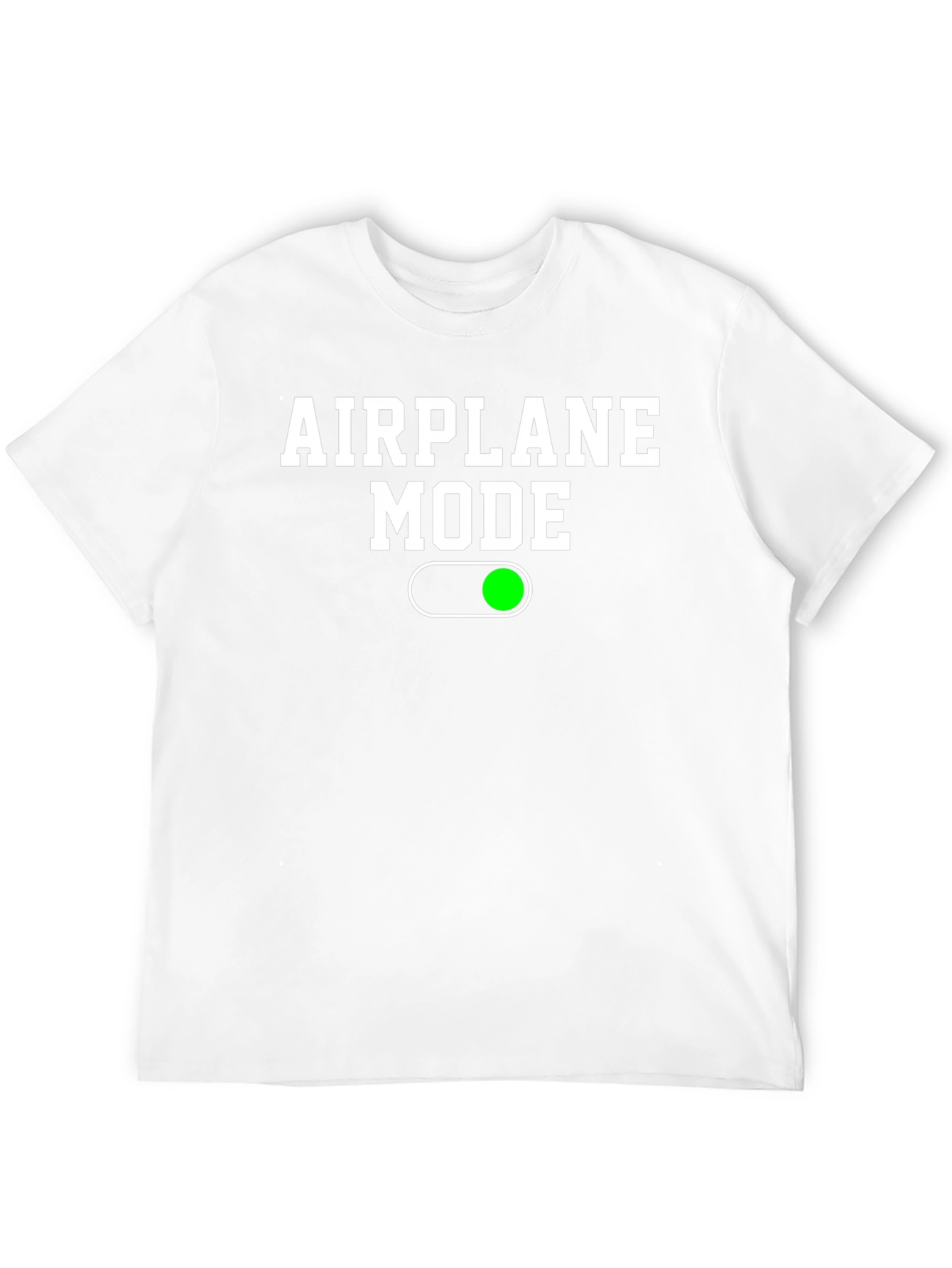 Black Airplane Mode Graphic T-Shirt - Travel Ready view 12