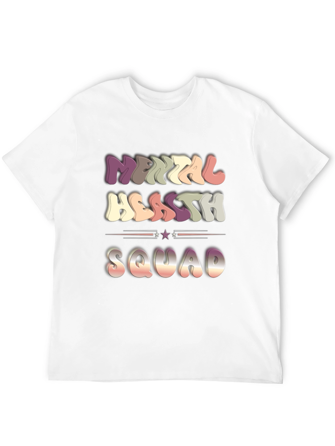Black Mental Health Squad T-Shirt view 12
