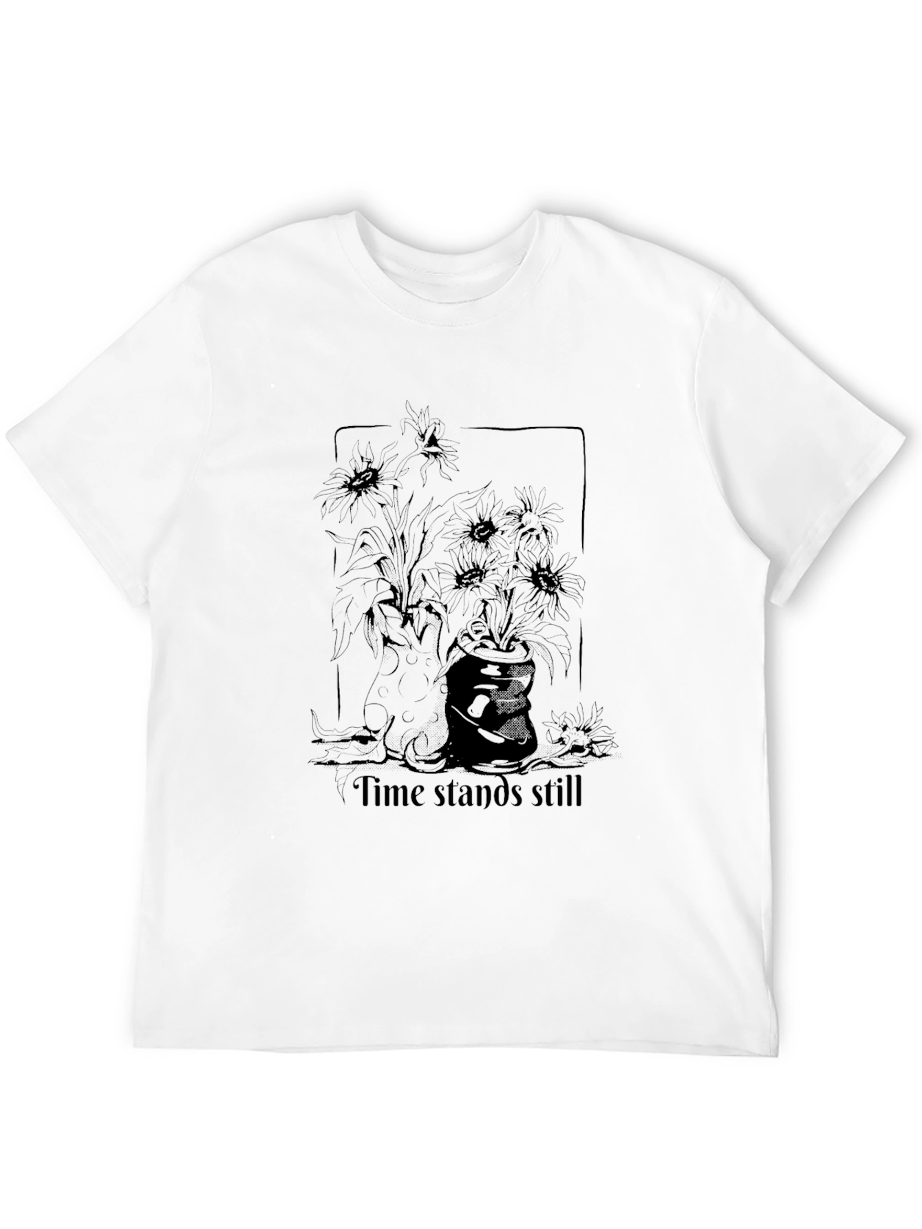Time Stands Still Graphic Tee - Black - 12