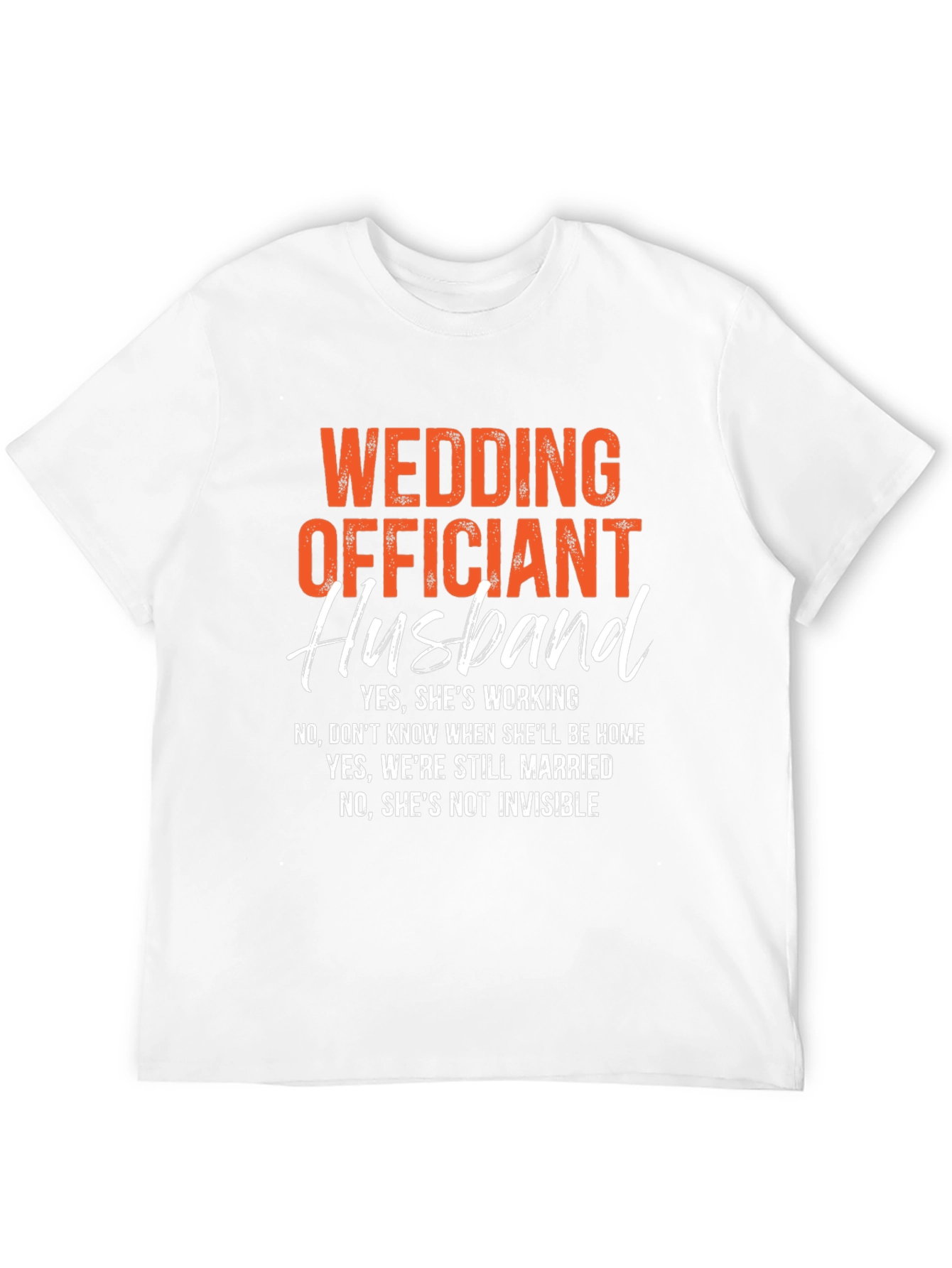 Black Wedding Officiant Husband Graphic T-Shirt view 12