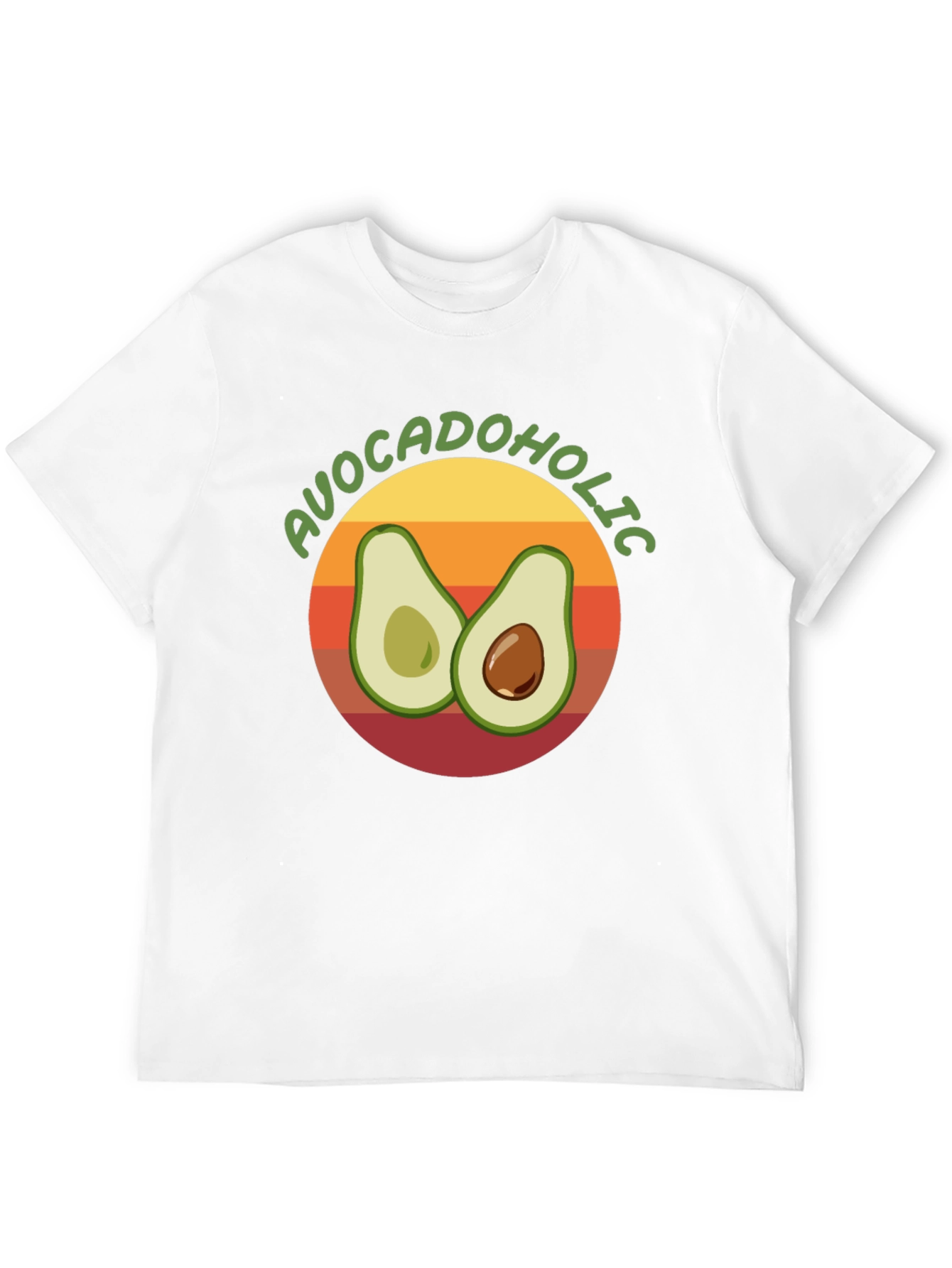 Black Avocadololic Graphic Tee - Black Unisex T-Shirt view 12