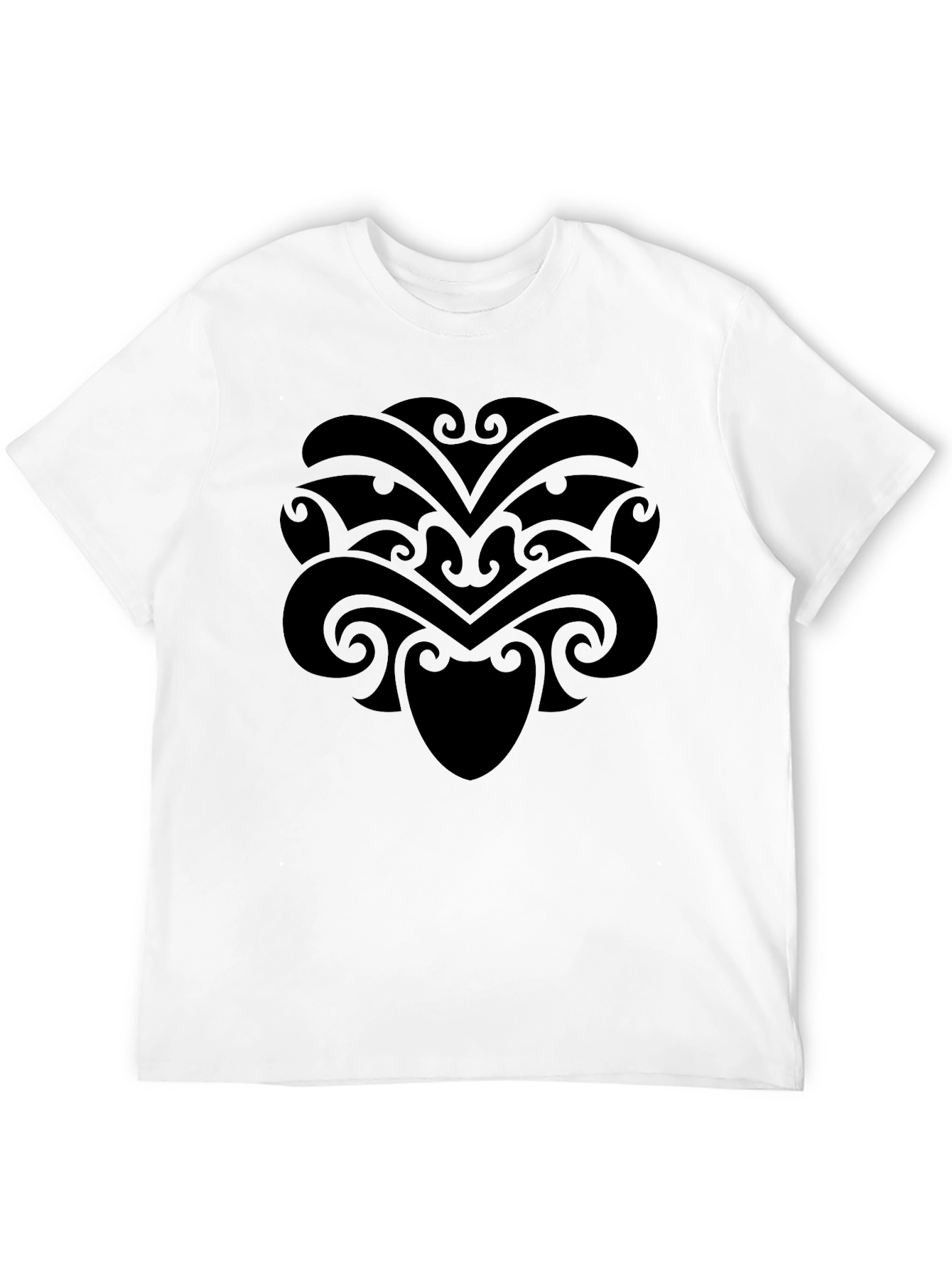 Black Tribal Art T-Shirt - Modern Menswear view 12