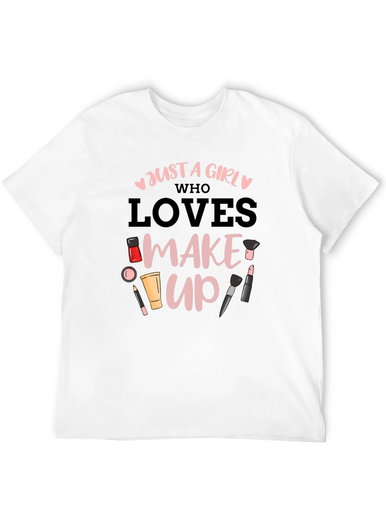 Black Makeup Lover's Graphic Tee view 12