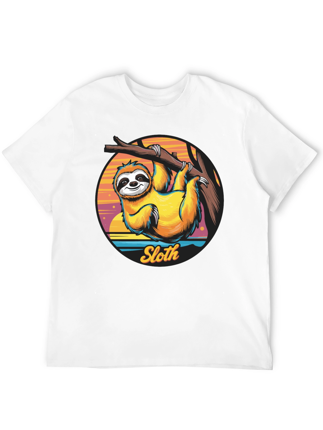 Black Sloth Graphic T-Shirt - Hang Loose Style view 12