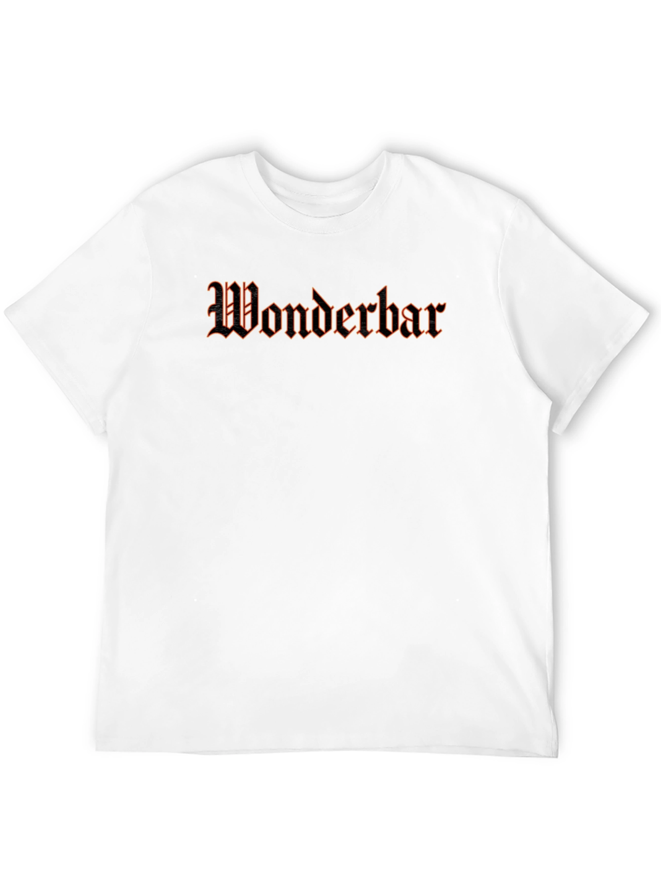 Black Wonderbar Graphic Tee - Black Cotton T-Shirt view 12