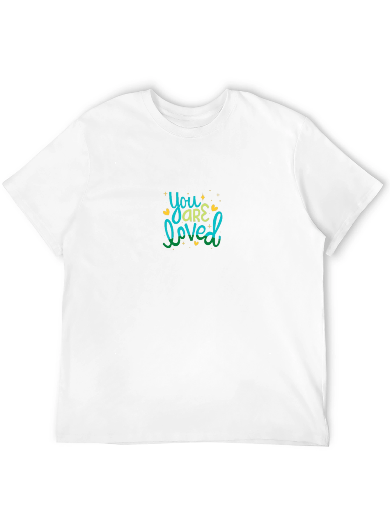 Black You Are Loved T-Shirt - Black, Graphic Tee view 12