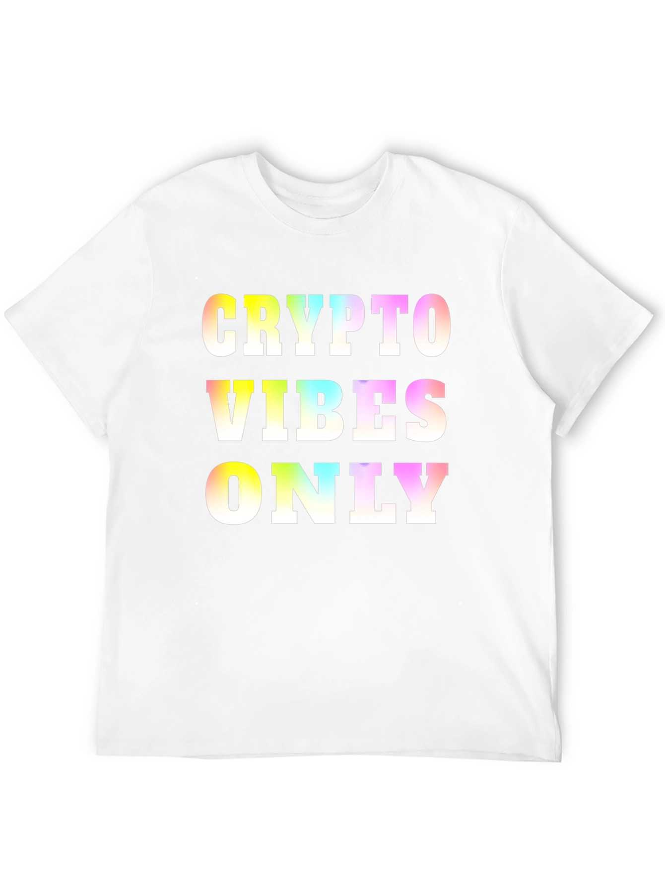 Black Crypto Vibes Only Black T-Shirt view 12