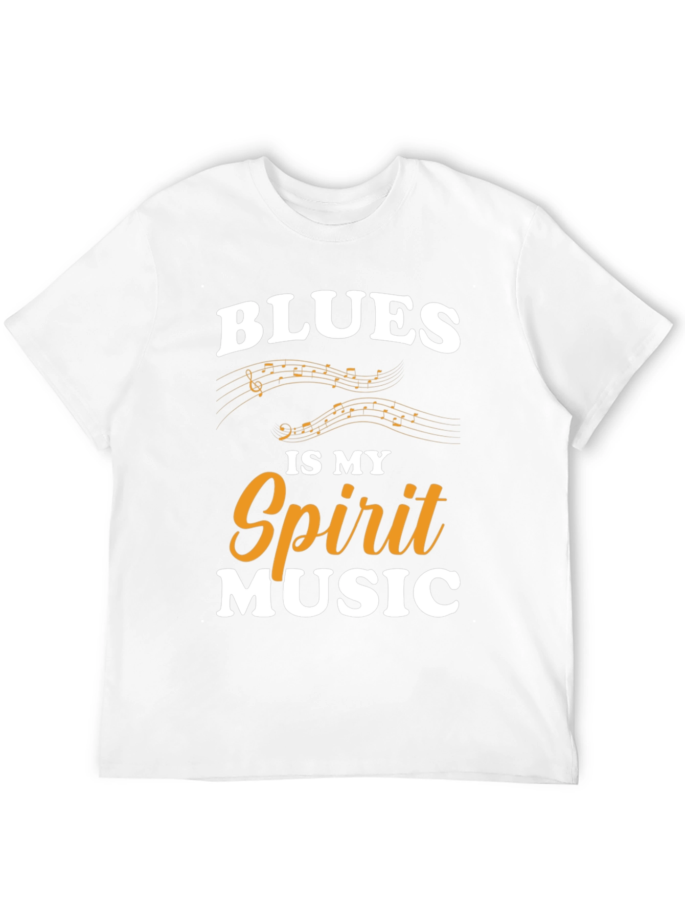 Black Blues Is My Spirit Music Graphic T-Shirt view 12