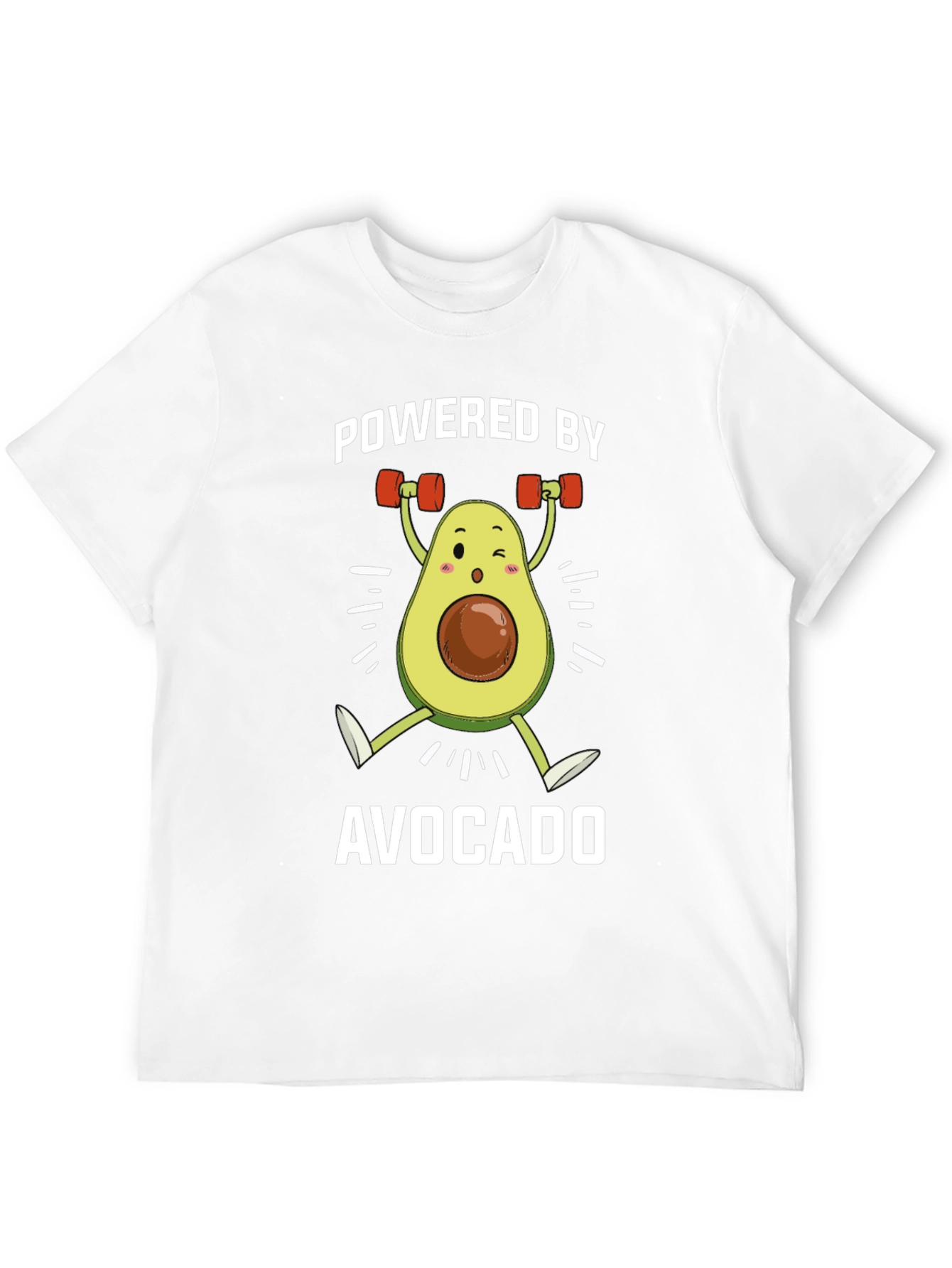 Black Powered by Avocado Black T-Shirt view 12