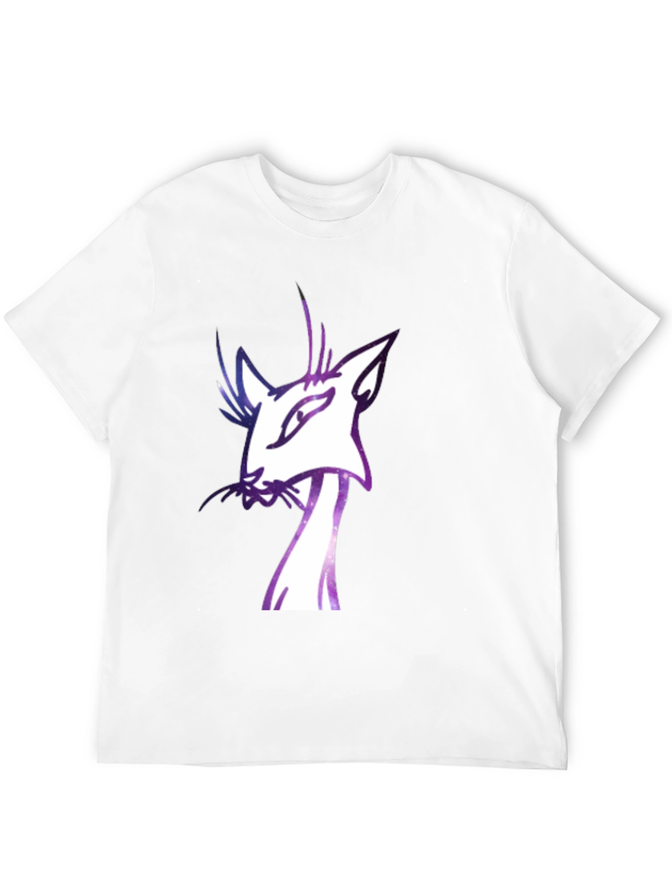 Black Cool Cat Graphic T-Shirt - Soft Cotton Blend view 12