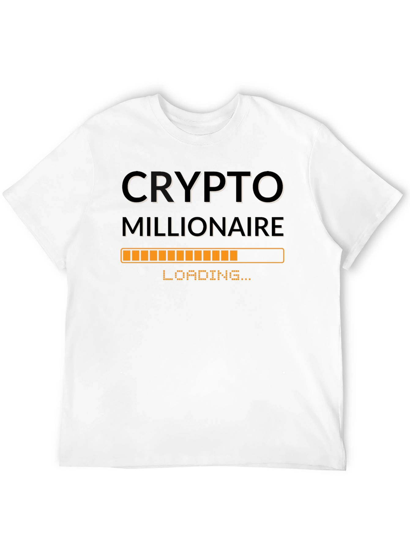 Black Crypto Millionaire Loading T-Shirt - Black view 12