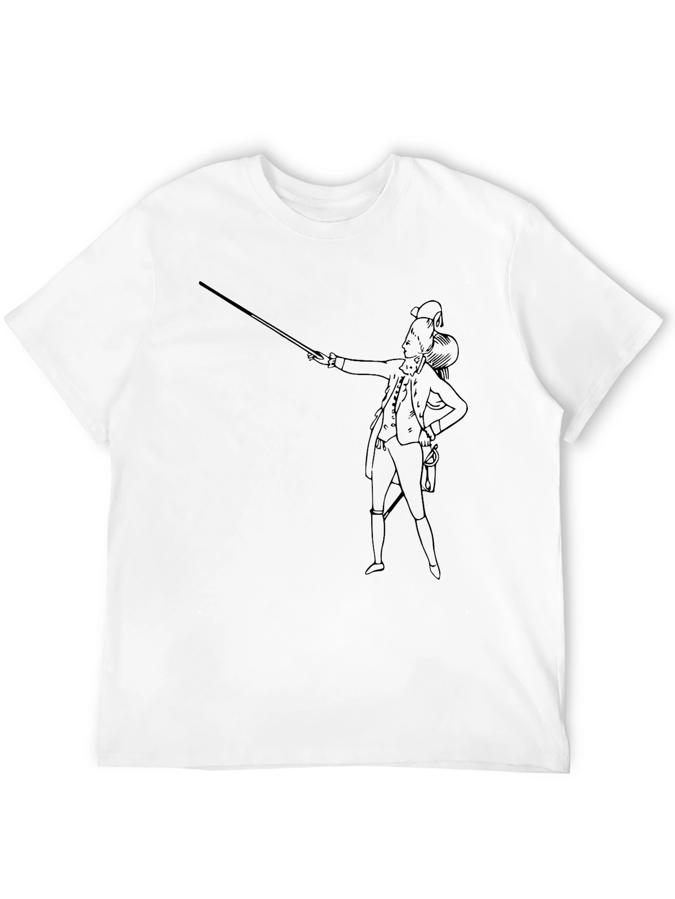 Black Revolutionary War T-Shirt - Black view 12