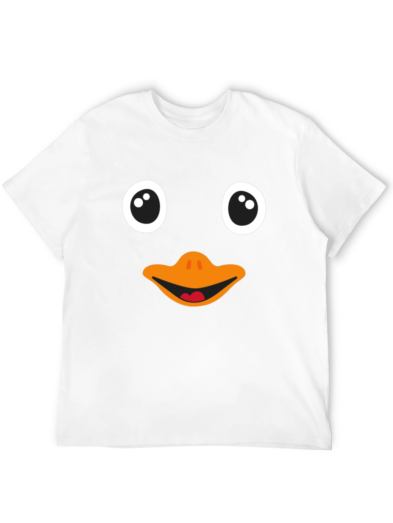 Black Funny Penguin Face Black T-Shirt view 12