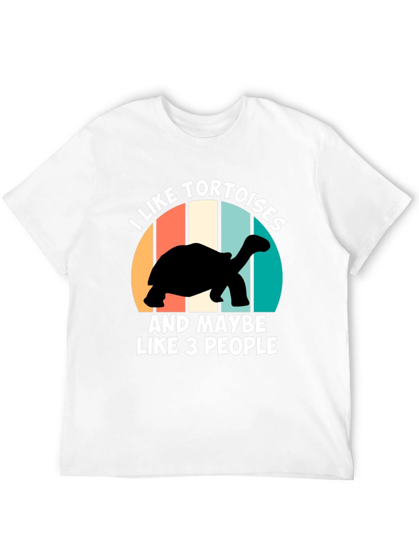 Black I Like Tortoises T-Shirt Black view 12