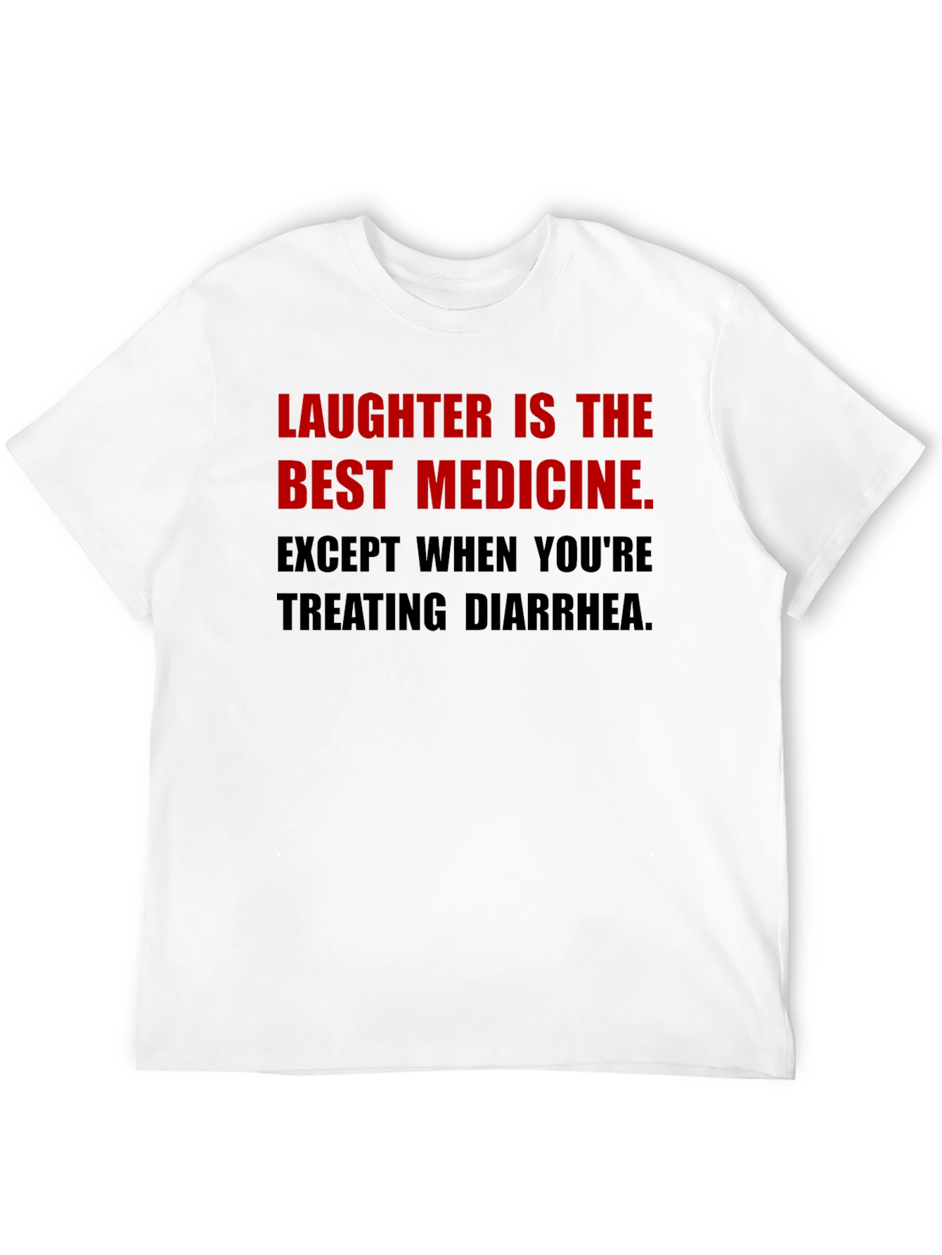 Black Humorous Laughter Medicine T-Shirt view 12