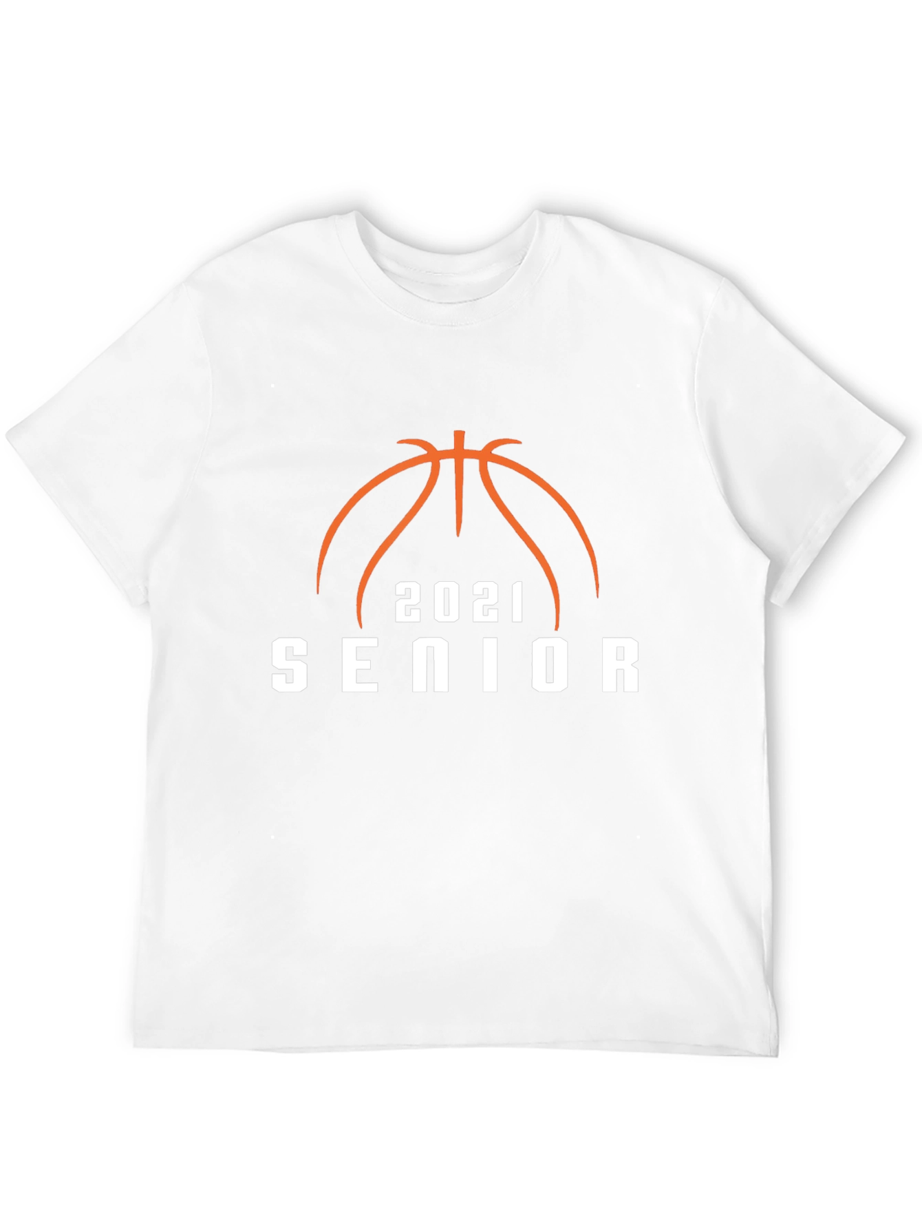 Black Senior 2021 Basketball T-Shirt view 12