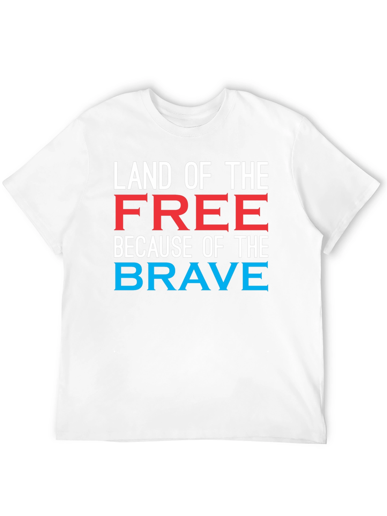 Black Land of the Free Graphic T-Shirt view 12